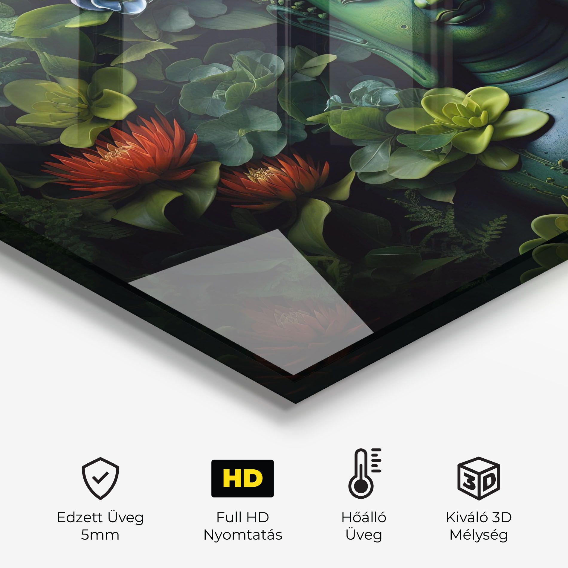 Blue Light Buddha mockup 2