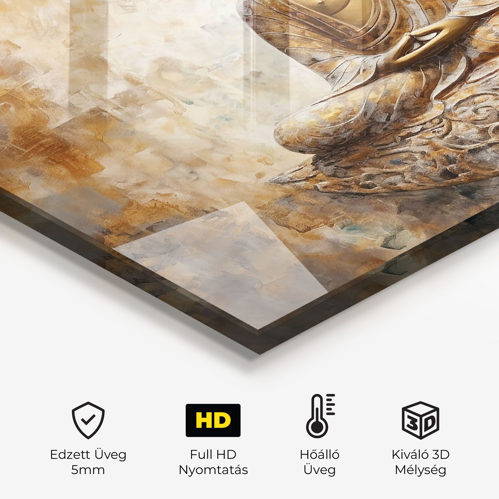 Cream Buddha Art mockup 2