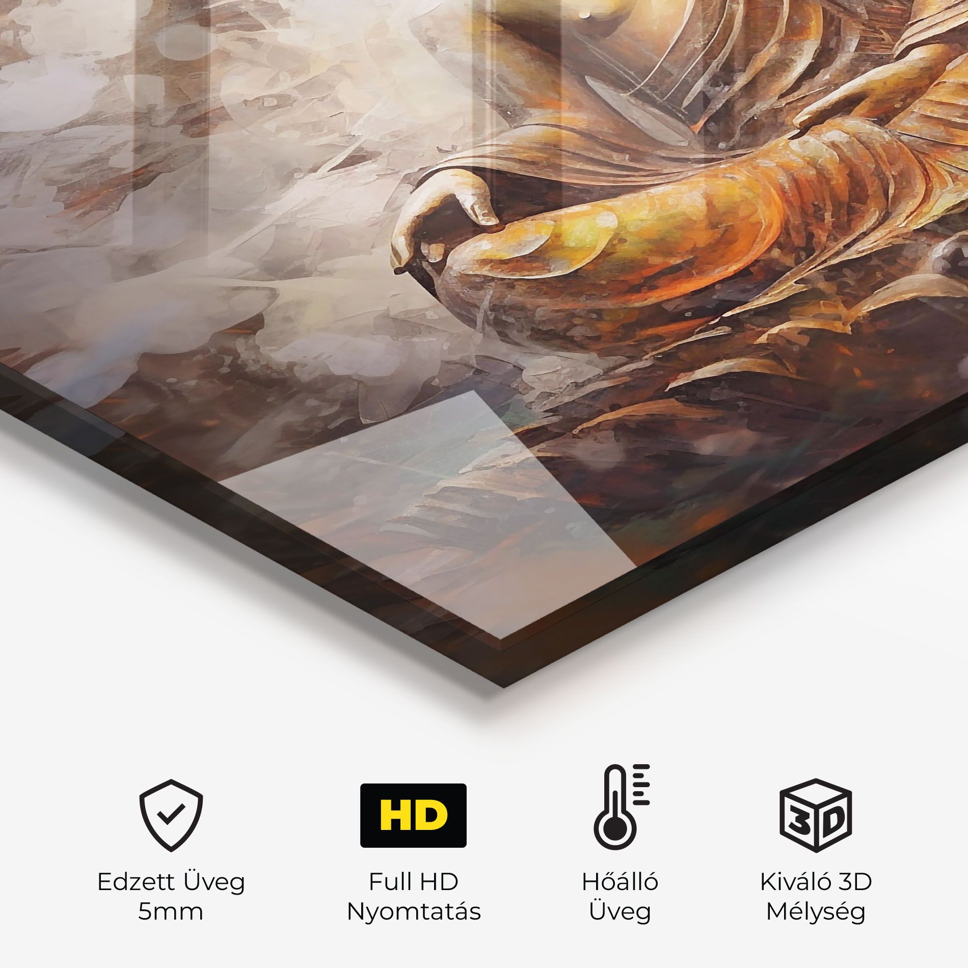 Cream Orange Buddha mockup 2