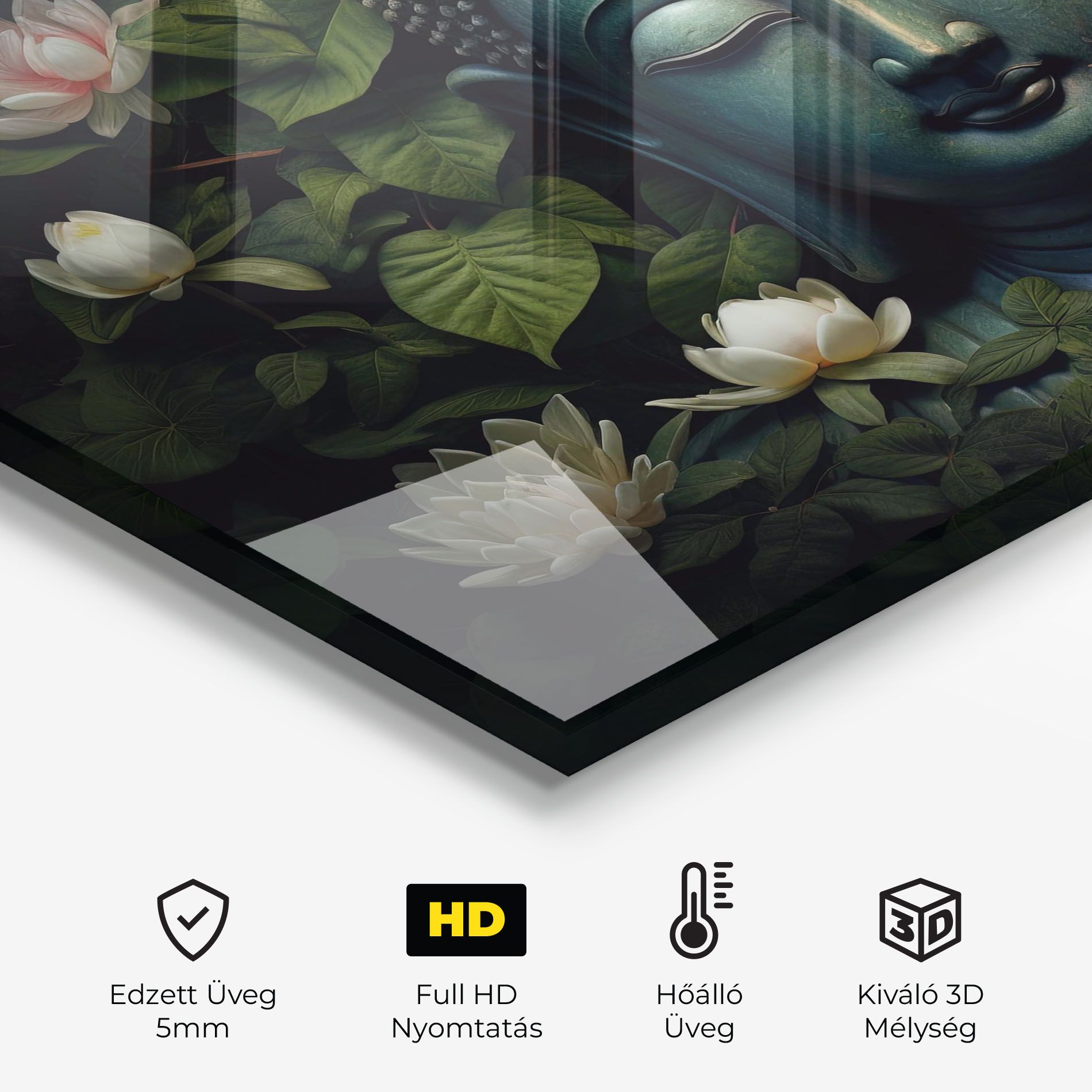 Green Statue Buddha mockup 2