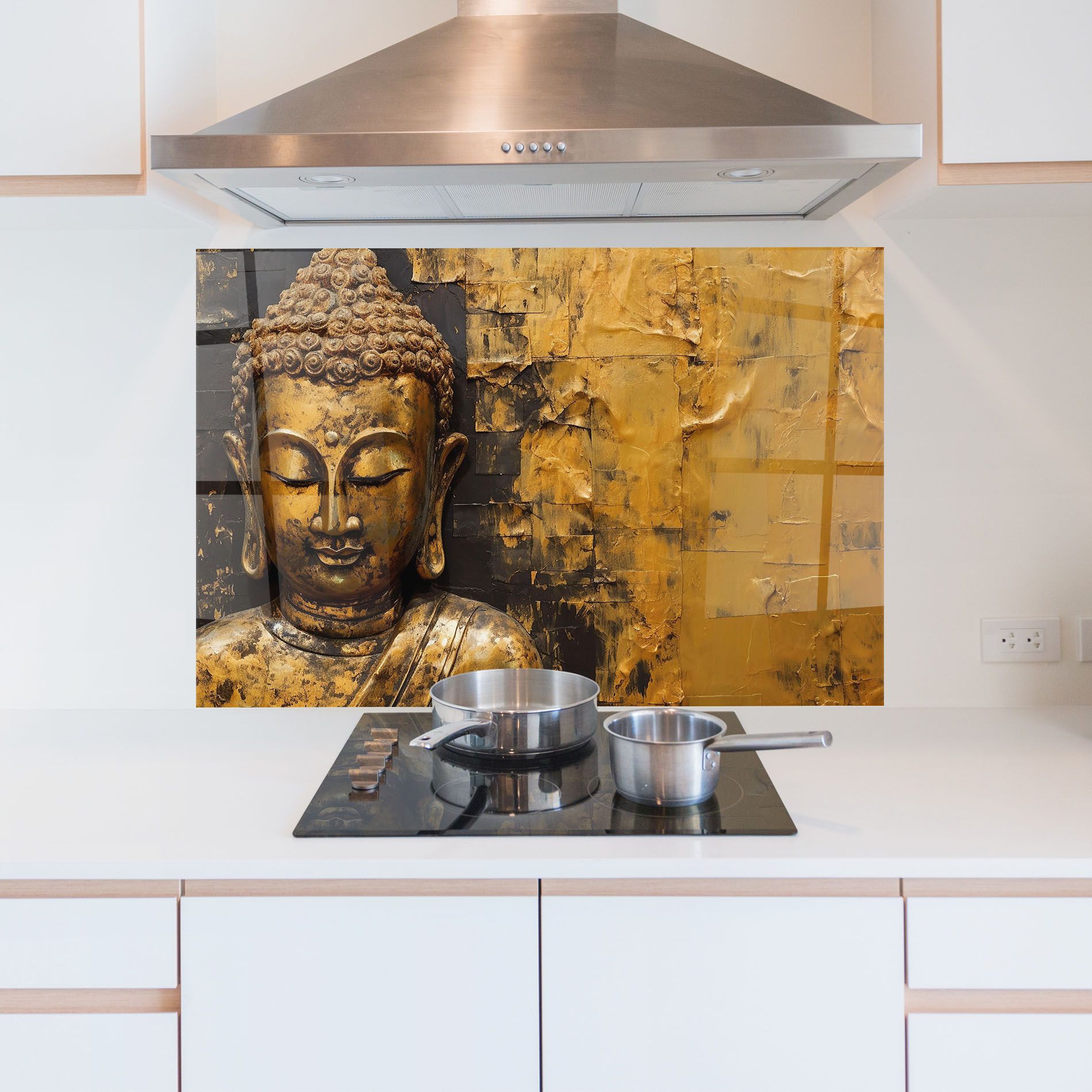 Gold Paint Buddha mockup 5