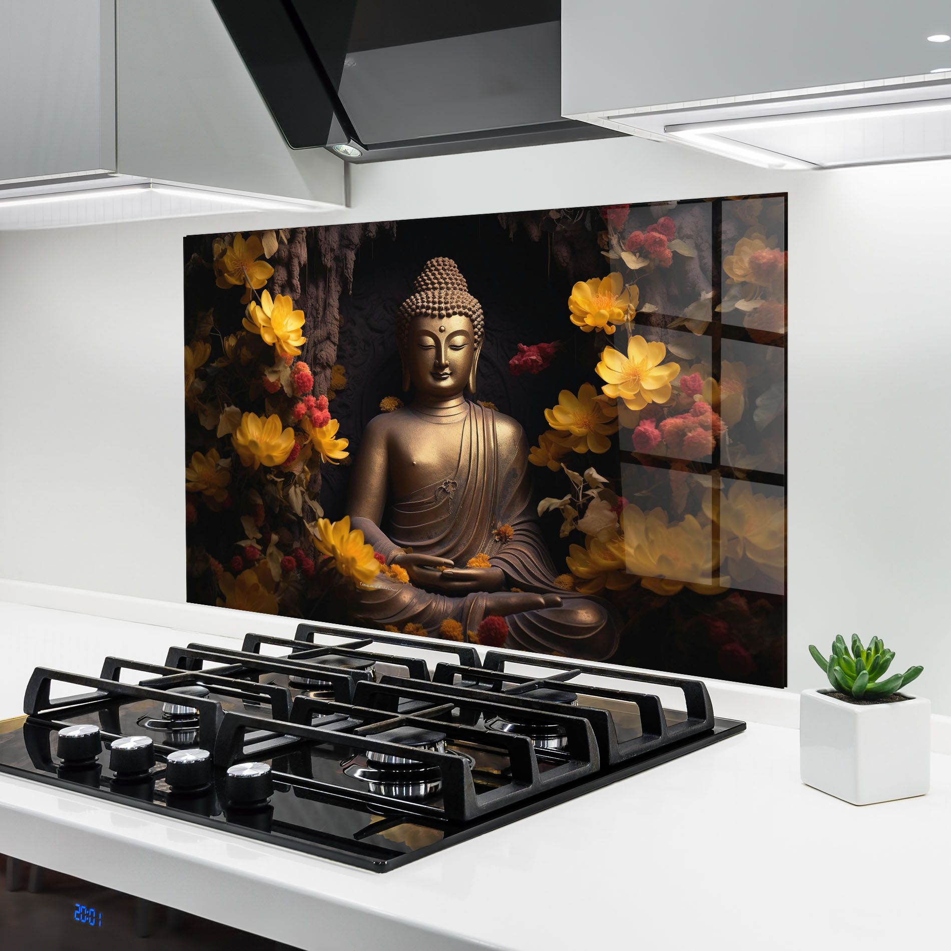 Buddha Yellow Red mockup 6