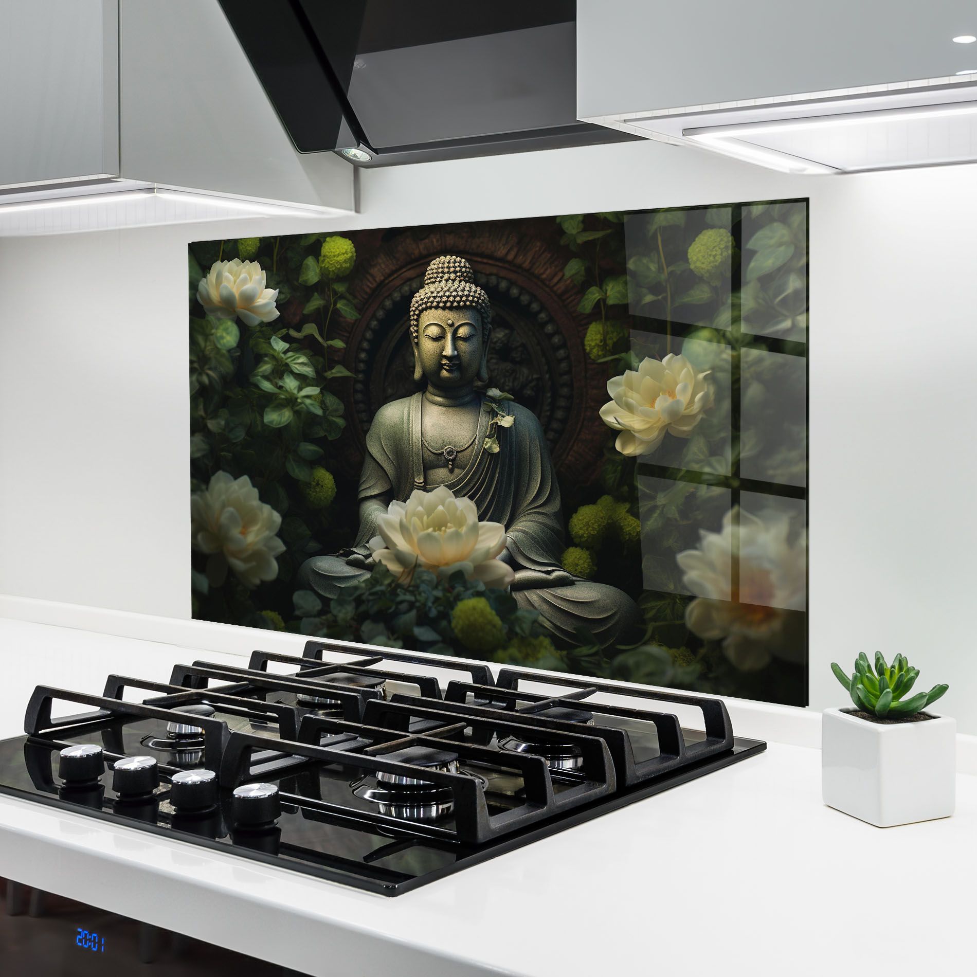 Cream Flower Buddha mockup 6