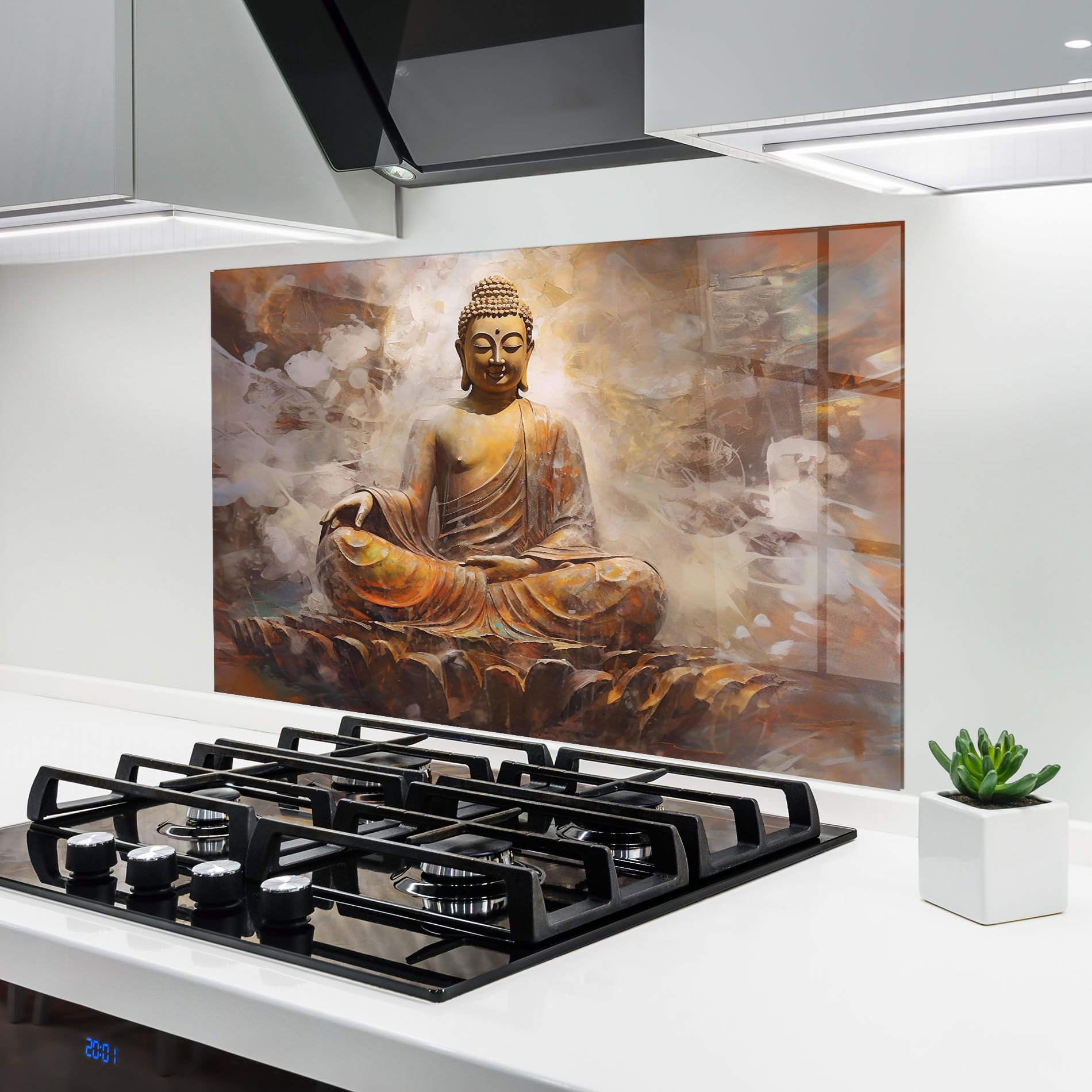 Cream Orange Buddha mockup 6