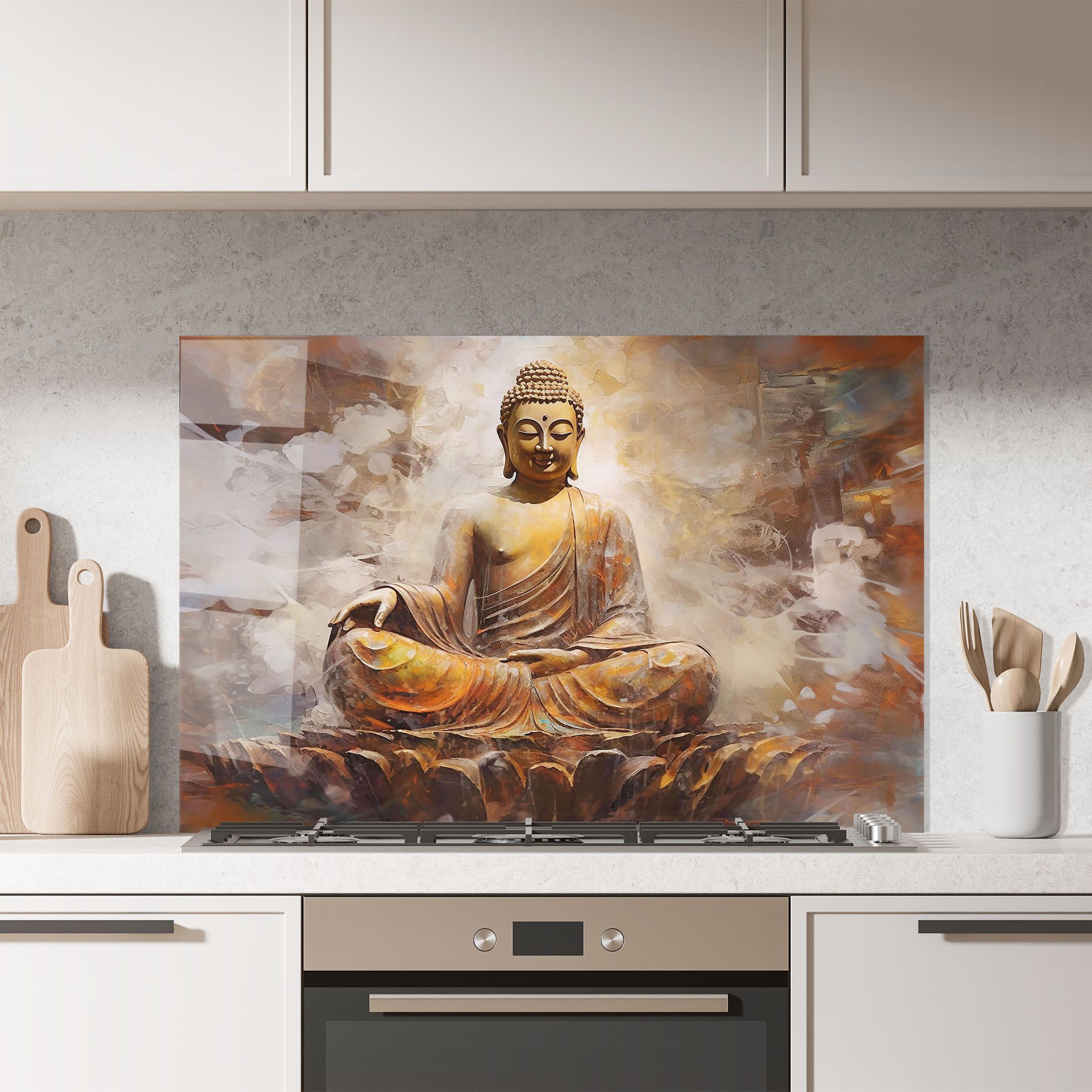 Cream Orange Buddha mockup 7