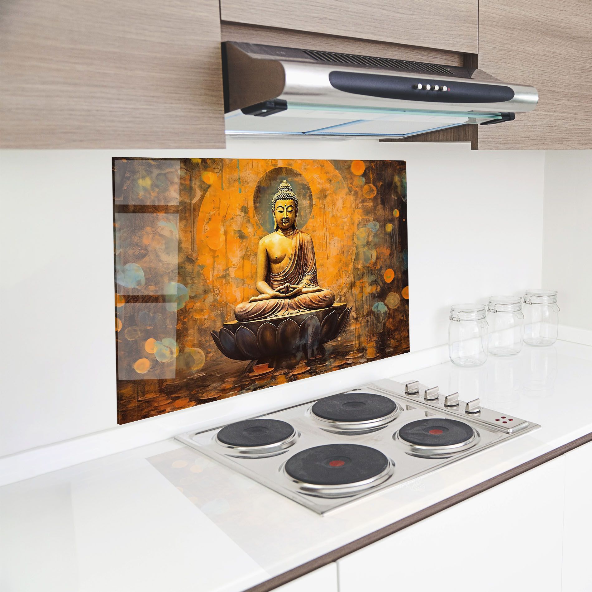 Buddha Floating Art mockup 8