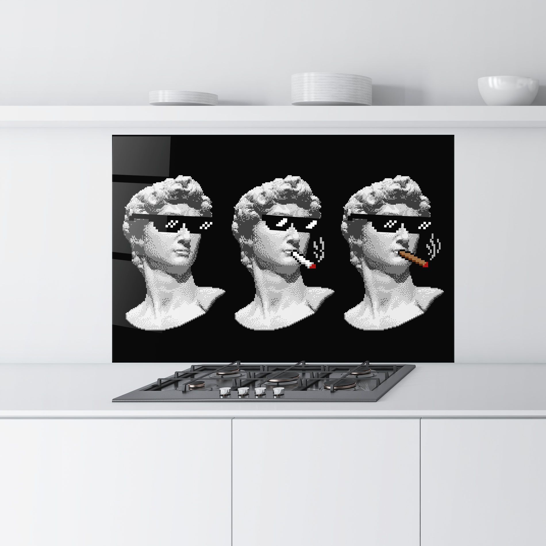 Statue Smoking mockup 9