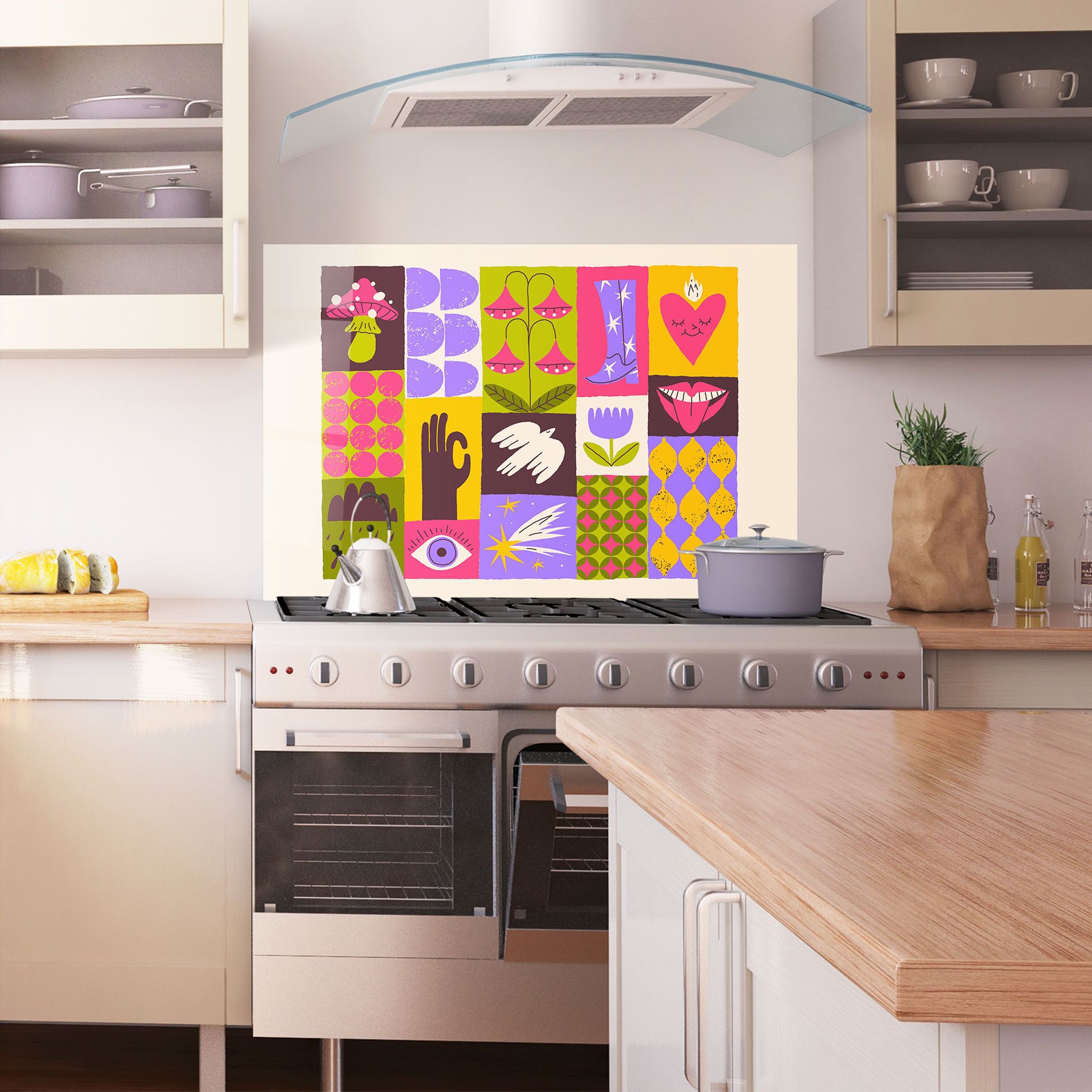 Green Purple Collage mockup 1