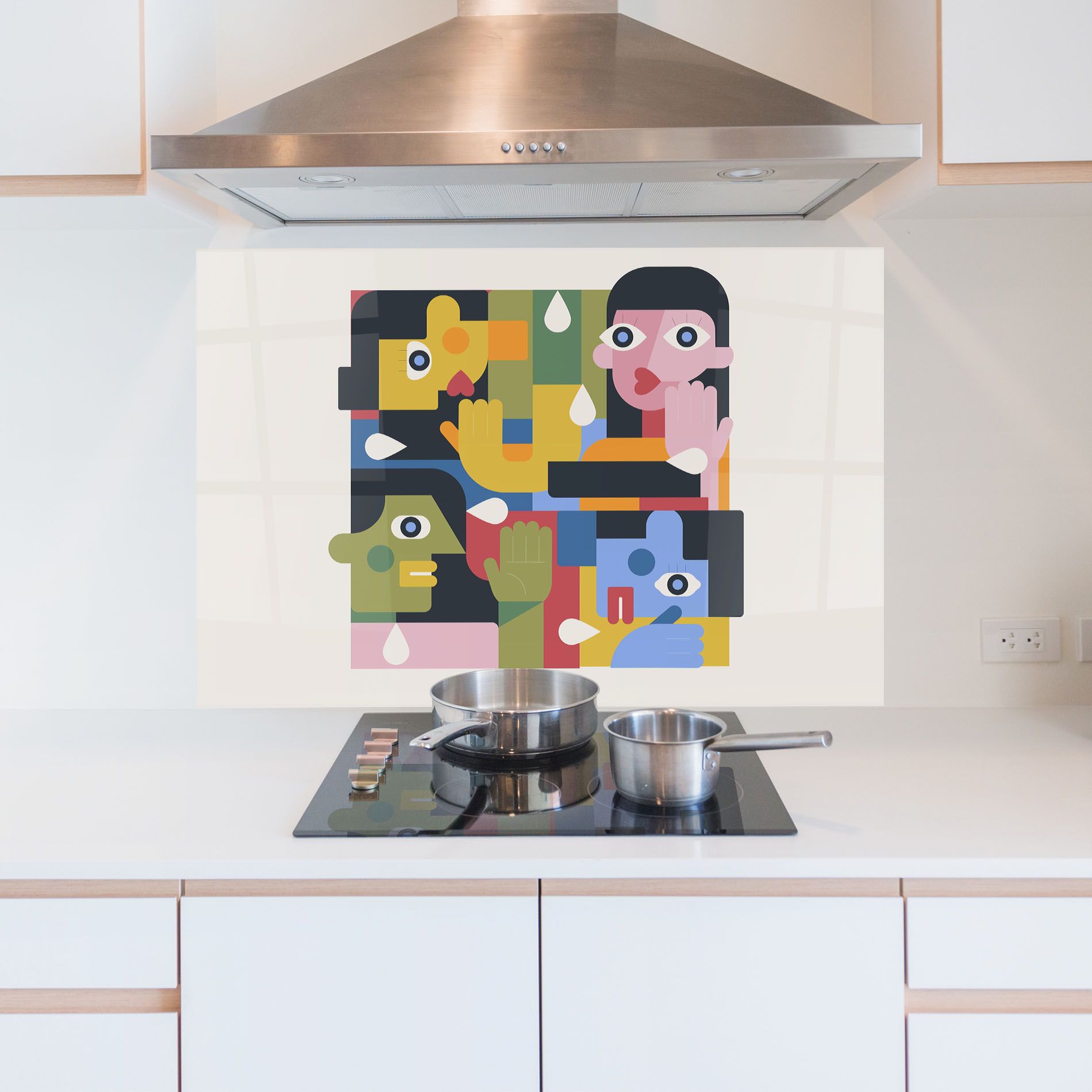 Minimal People Collage mockup 5