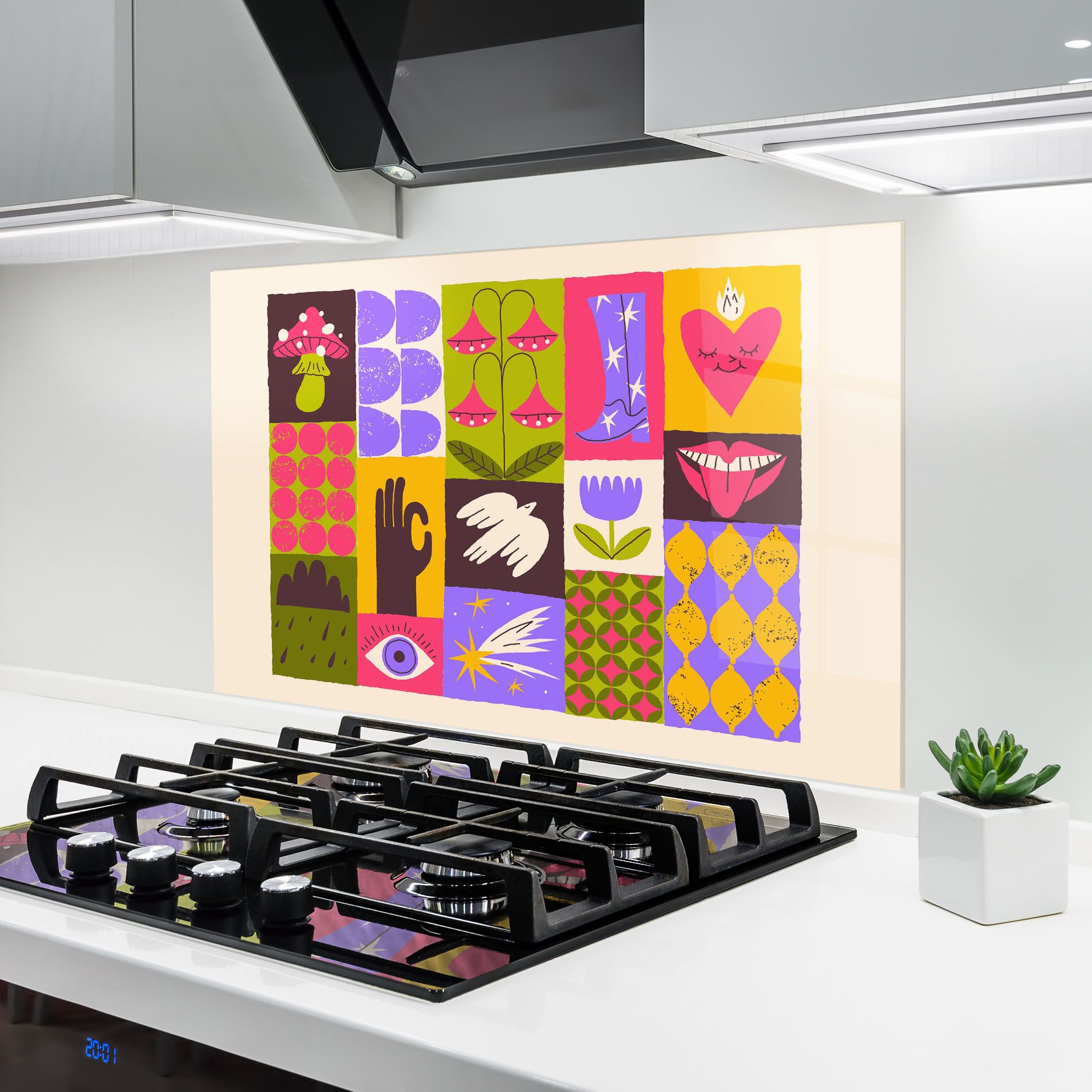 Green Purple Collage mockup 6