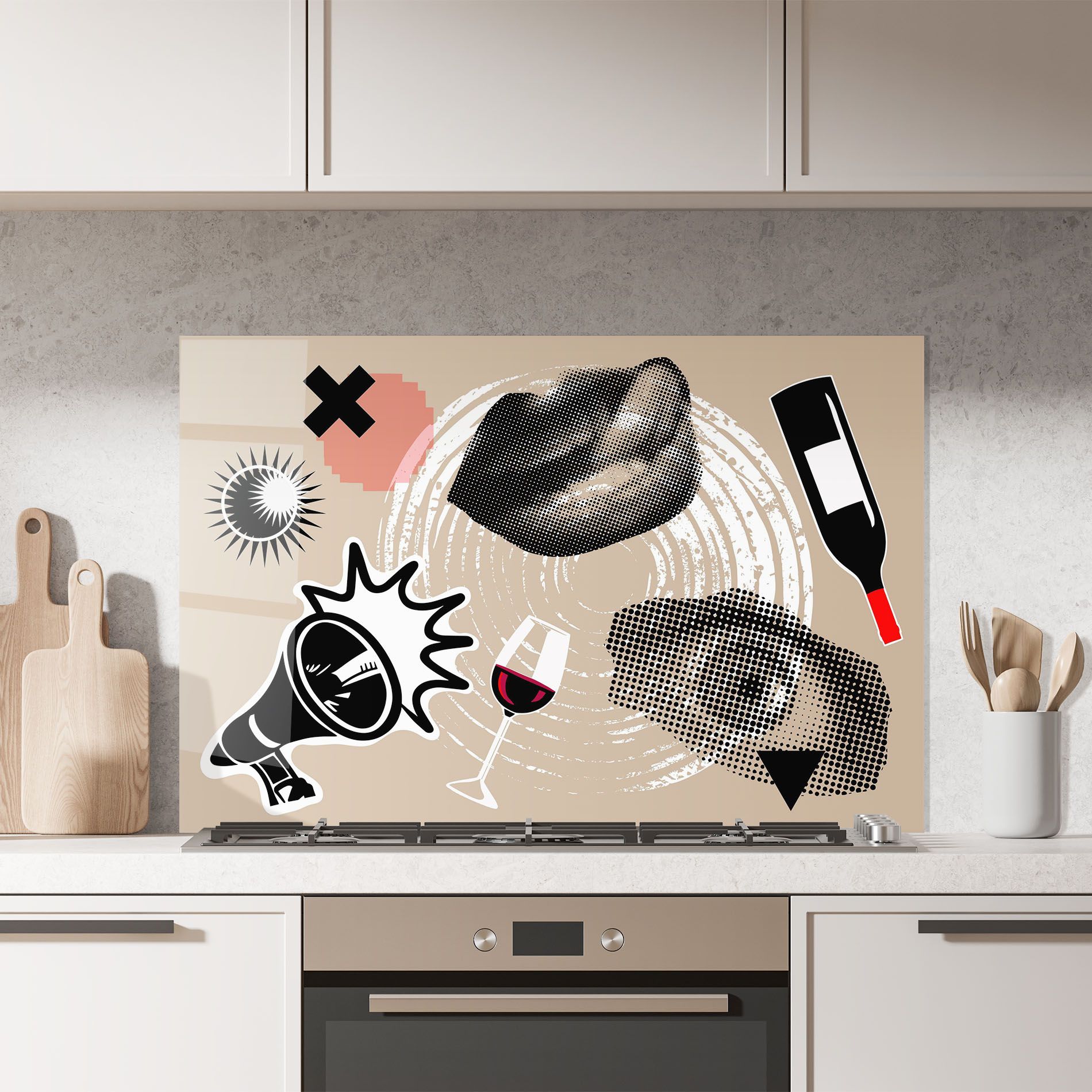 Lips Mouth Collage mockup 7