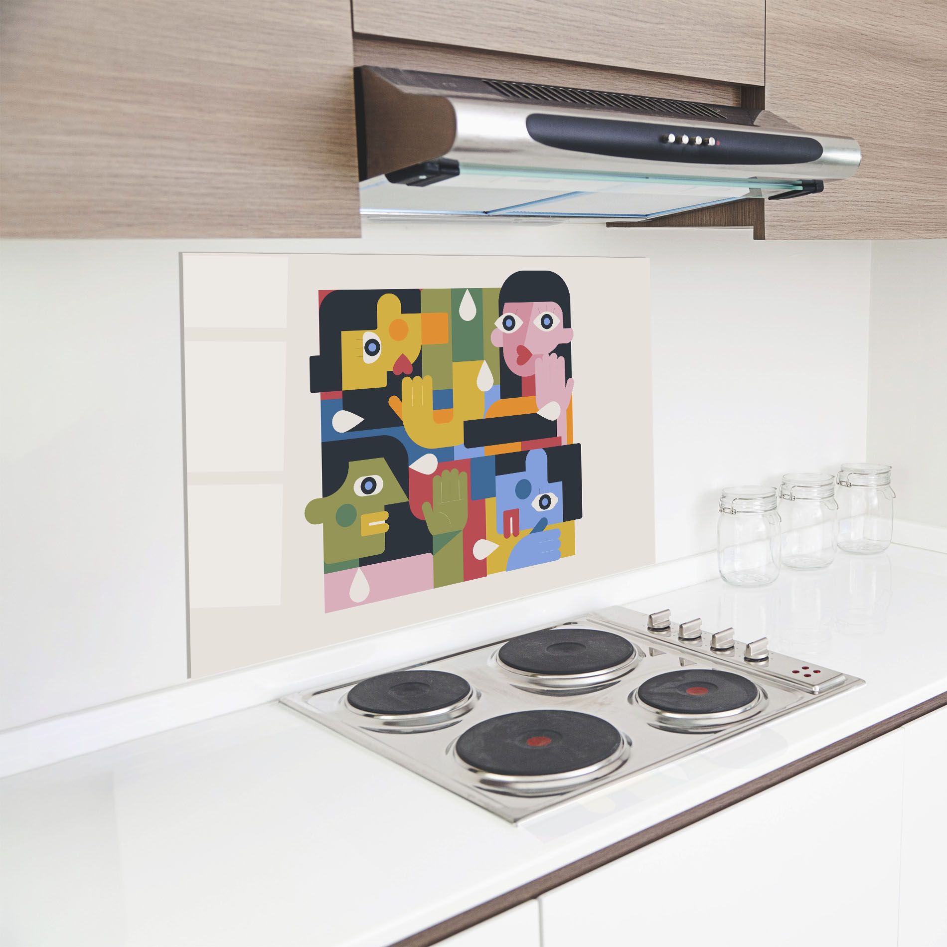 Minimal People Collage mockup 8