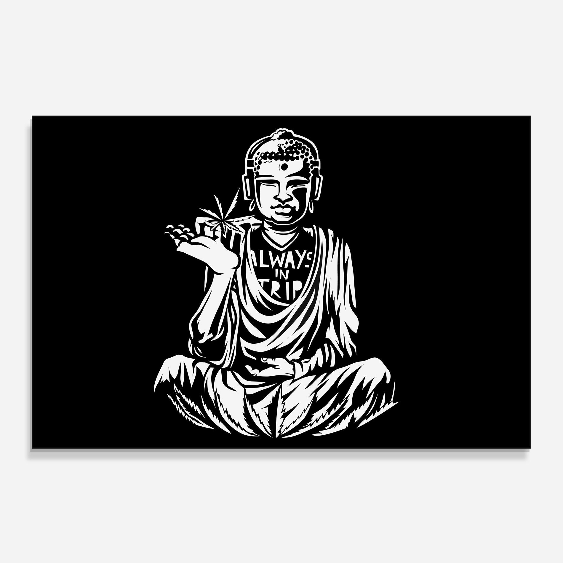 Konyhai üveg hátfal Always Trip mockup 0