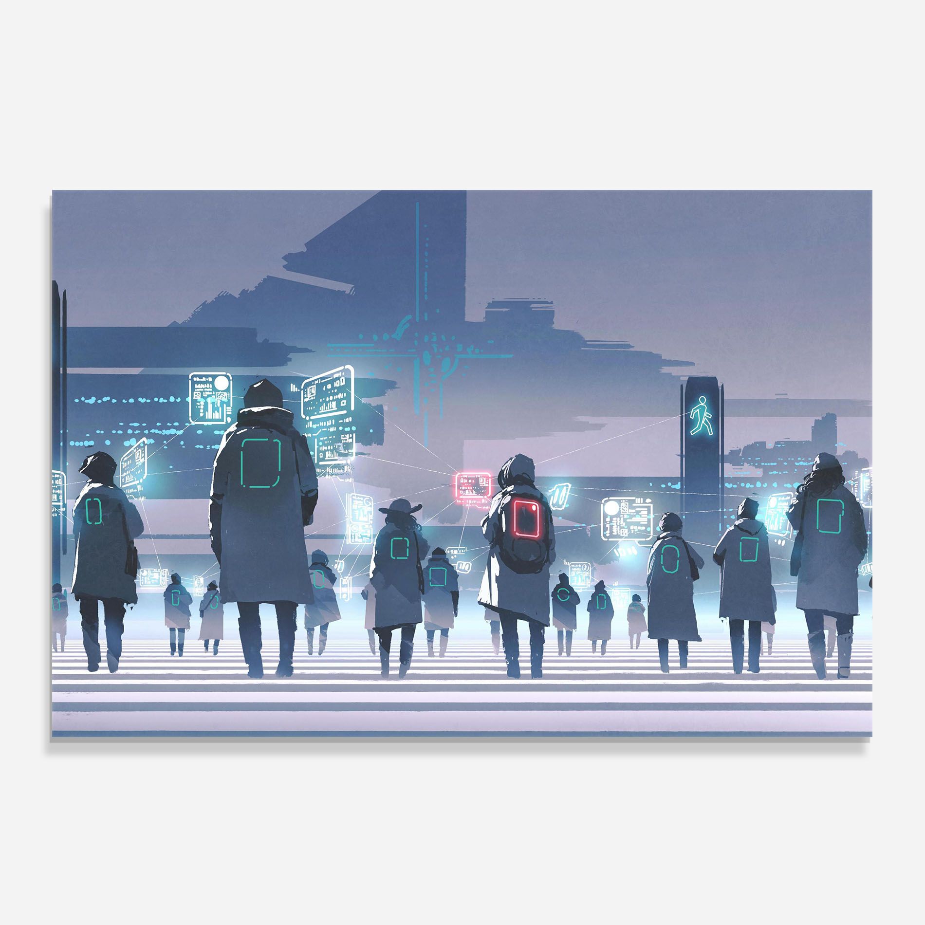 Futuristic People mockup 0