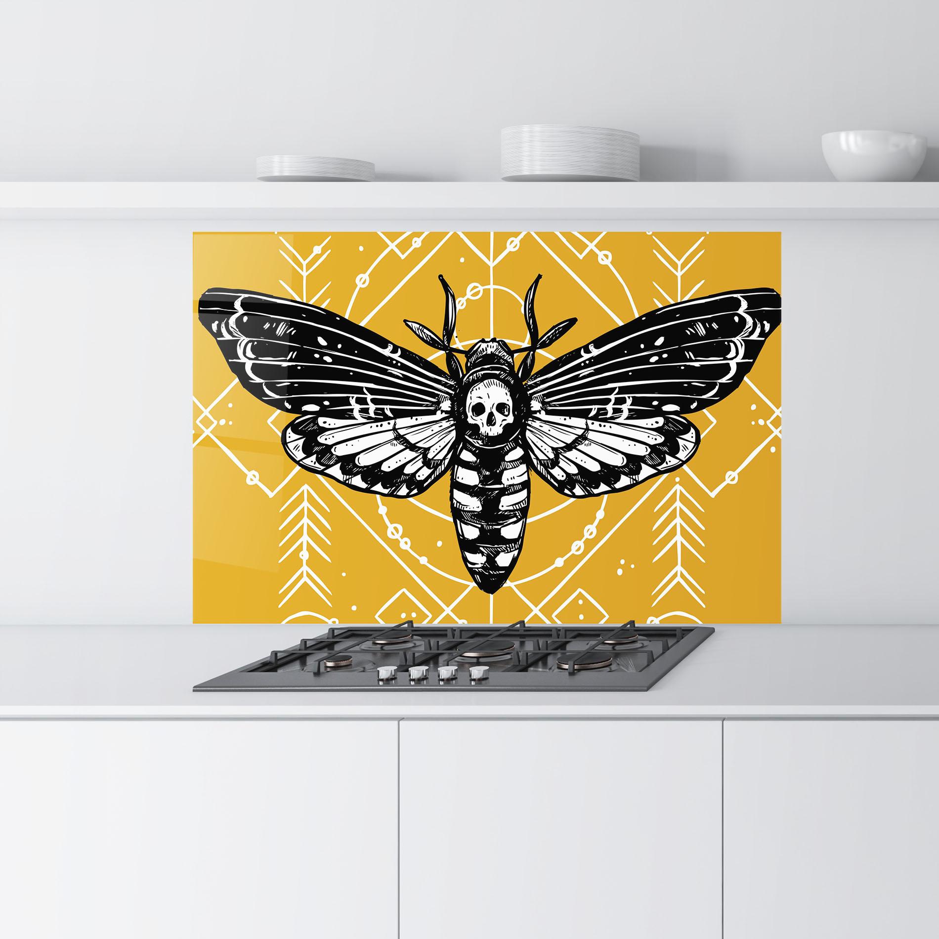 Konyhai üveg hátfal Cool Art 03 mockup 9