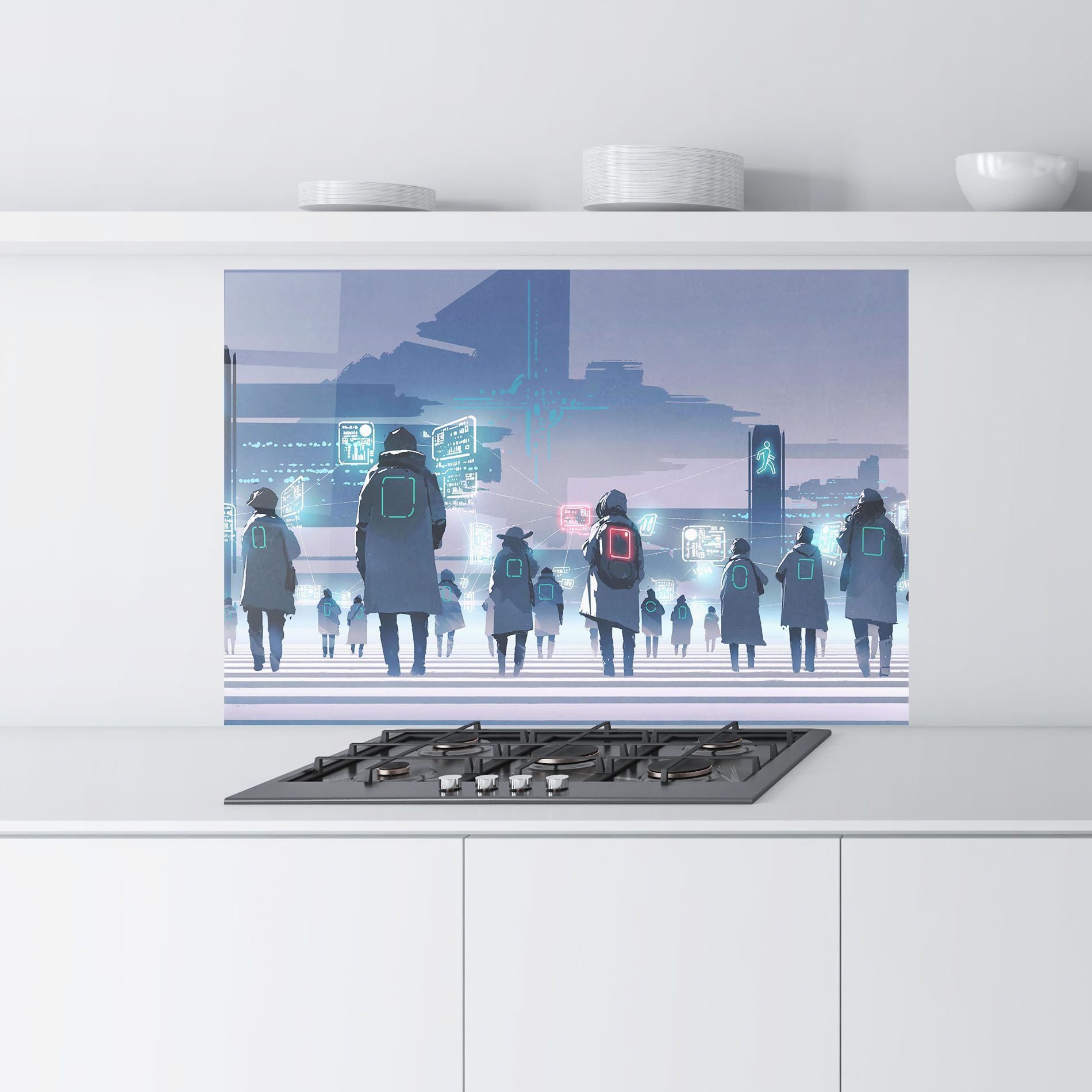 Futuristic People mockup 9