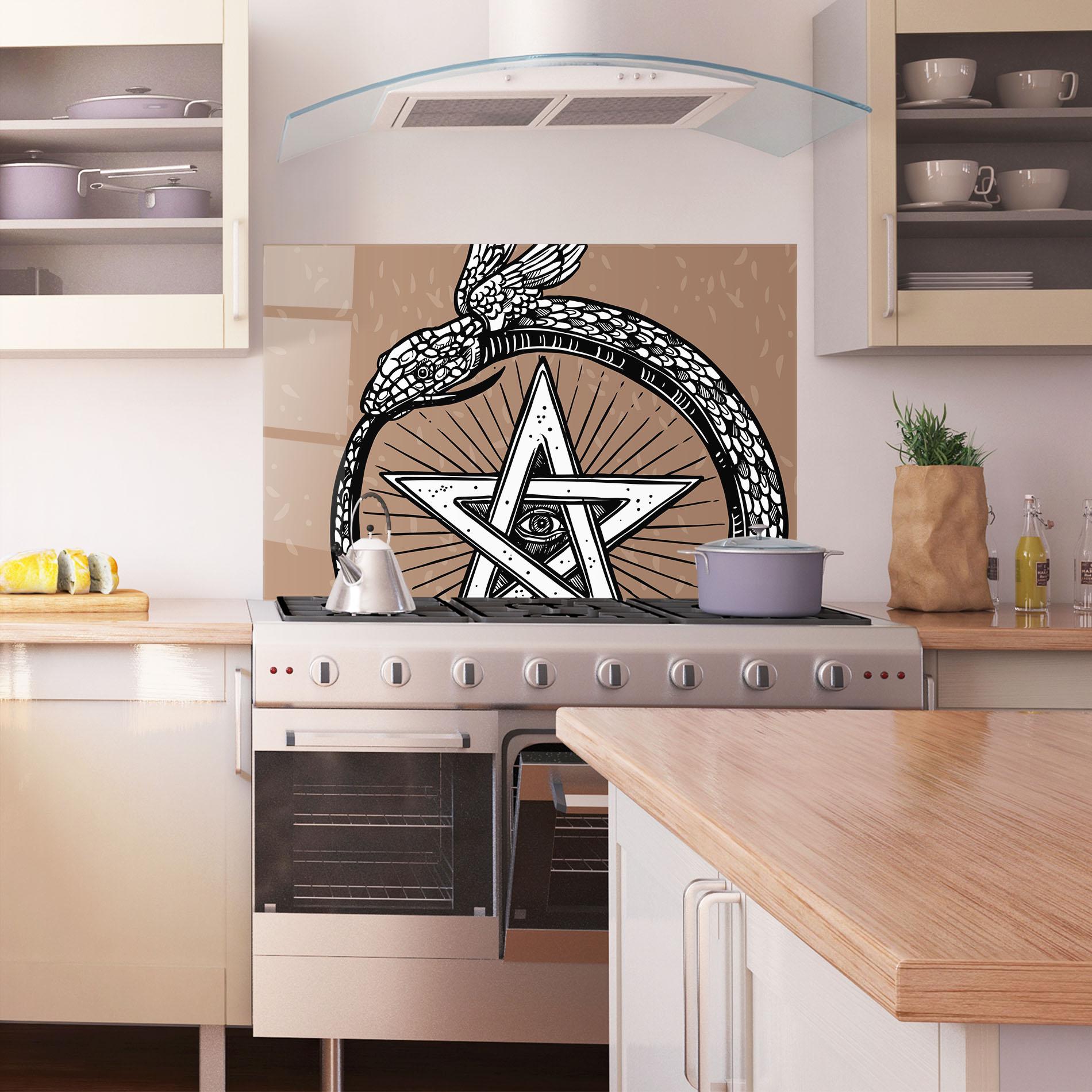 Konyhai üveg hátfal Cool Art 04 mockup 1