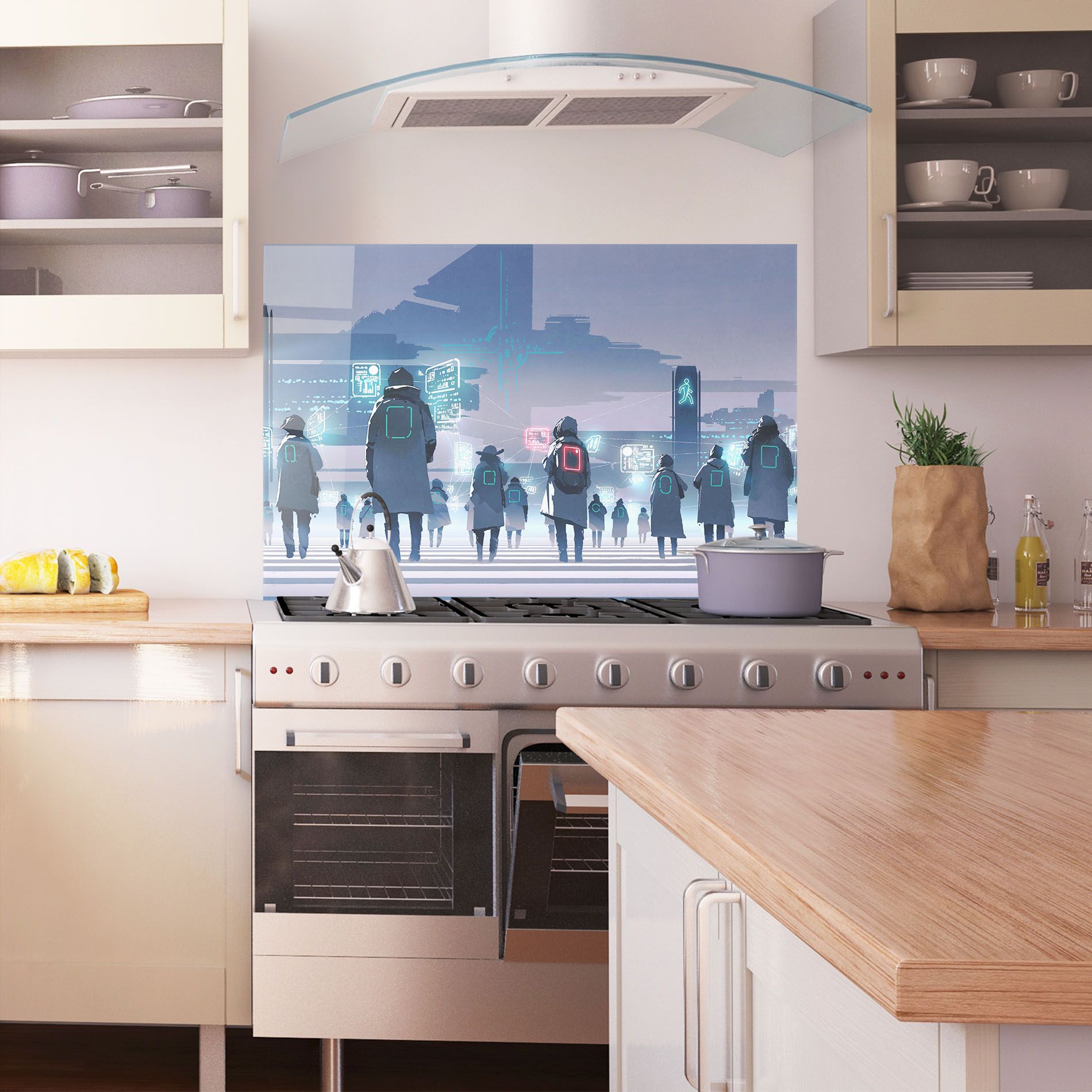 Futuristic People mockup 1