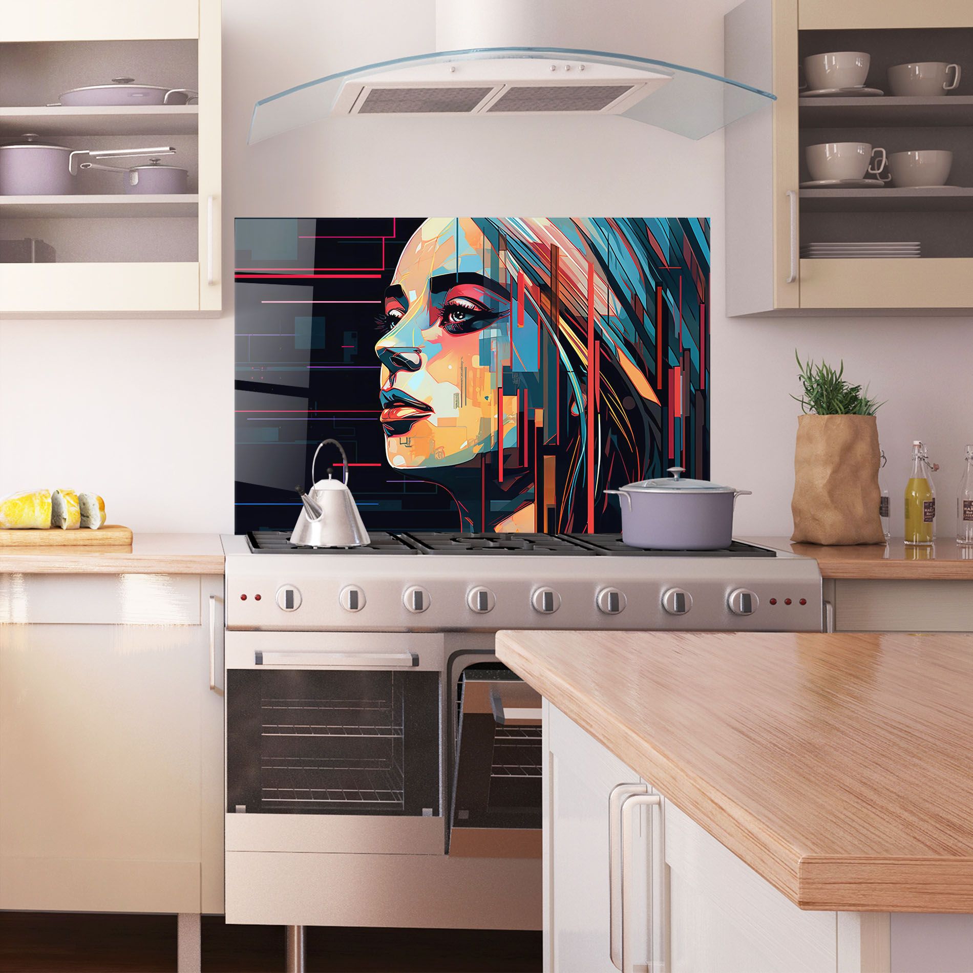 Glitchy Dark Portrait mockup 1