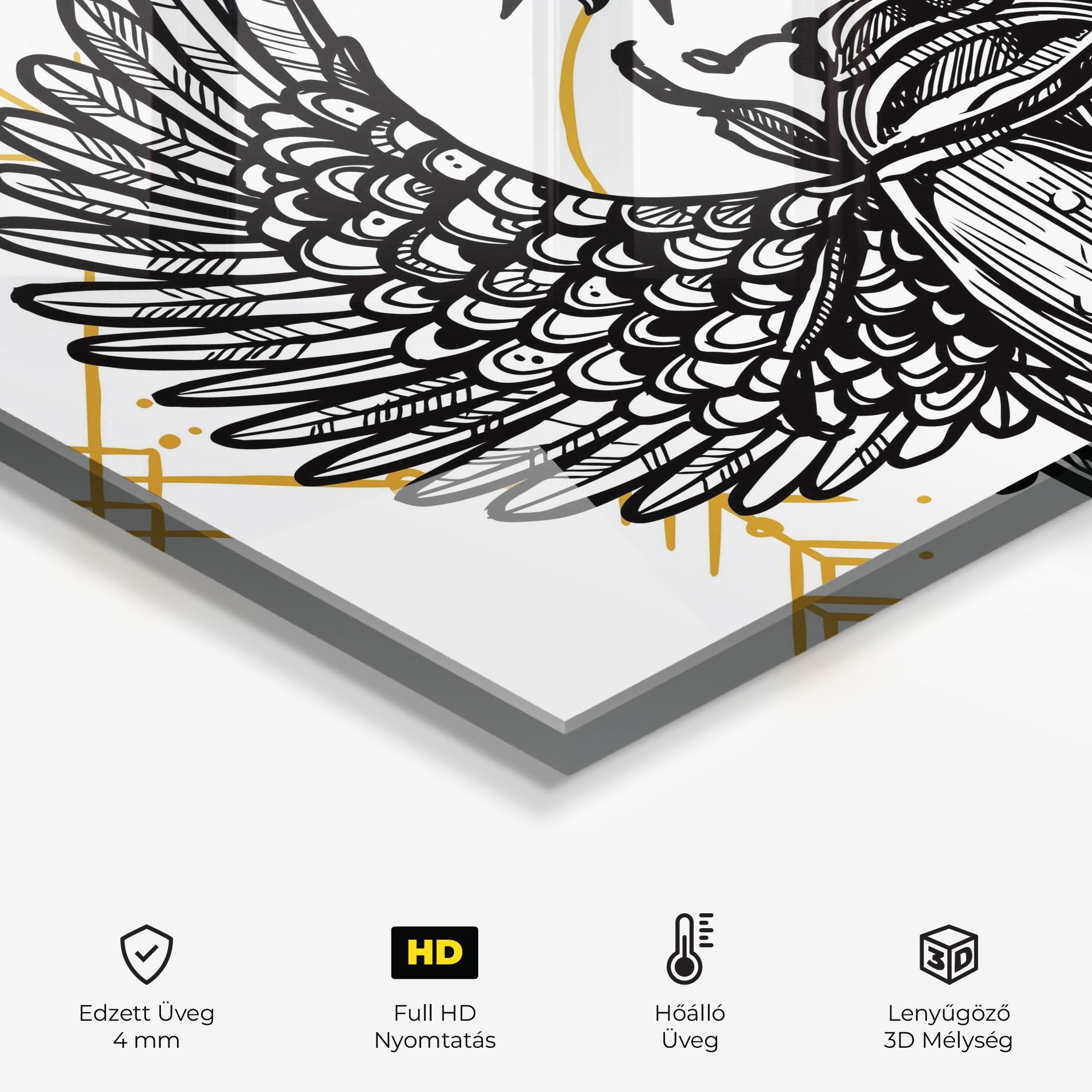 Konyhai üveg hátfal Cool Art 02 mockup 2