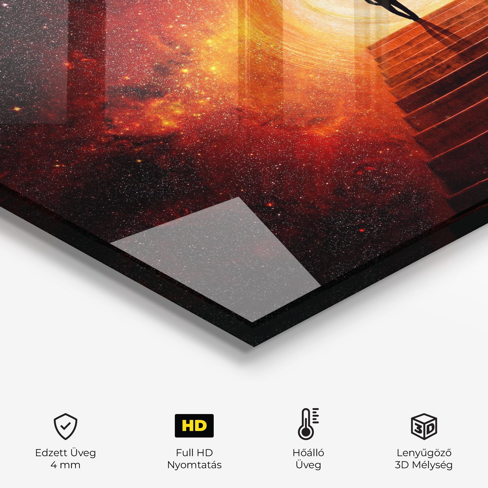 Konyhai üveg hátfal Gateway To Your Soul mockup 2