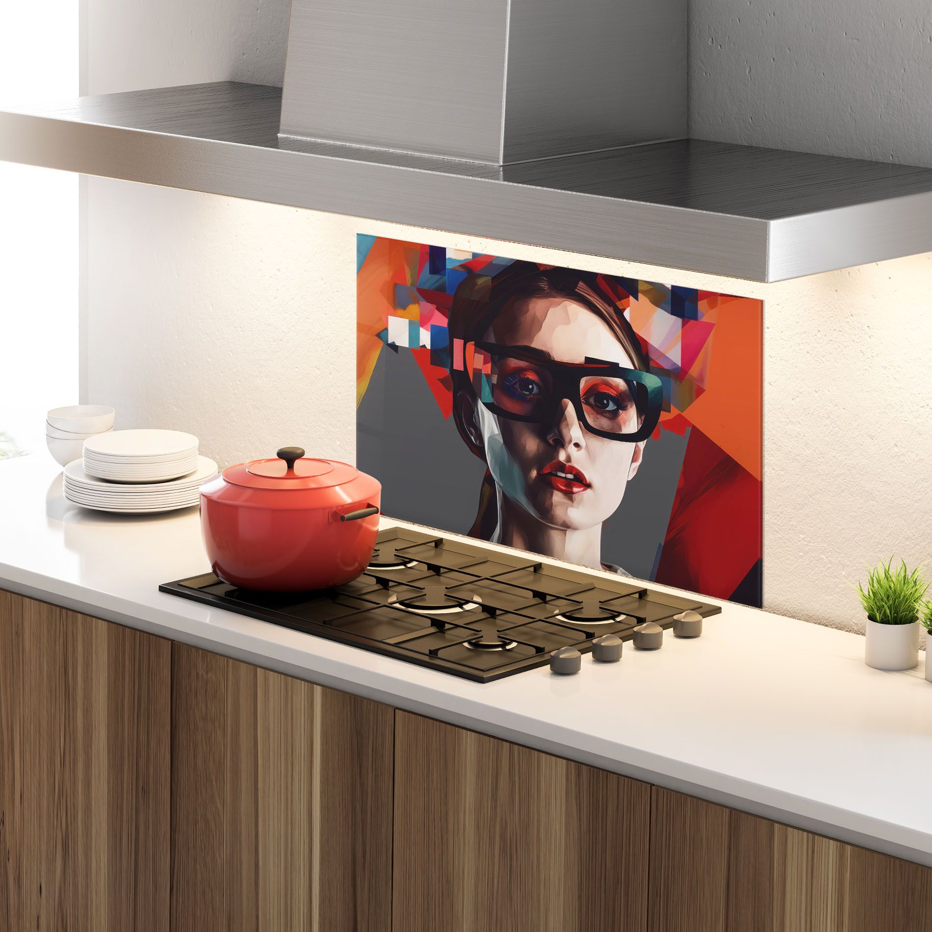 Big Black Glasses mockup 4