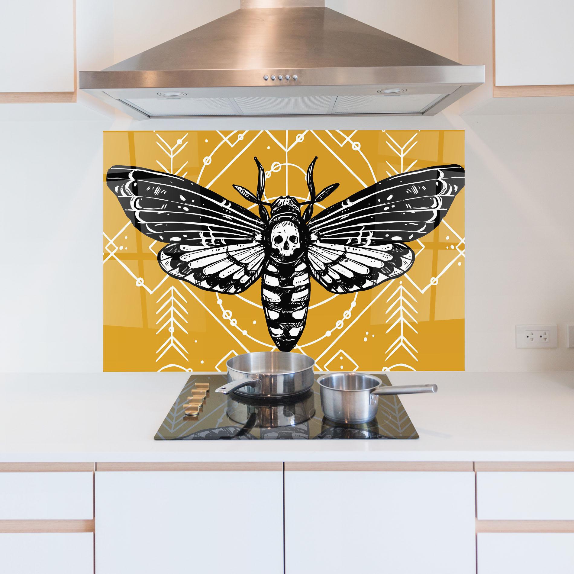 Konyhai üveg hátfal Cool Art 03 mockup 5