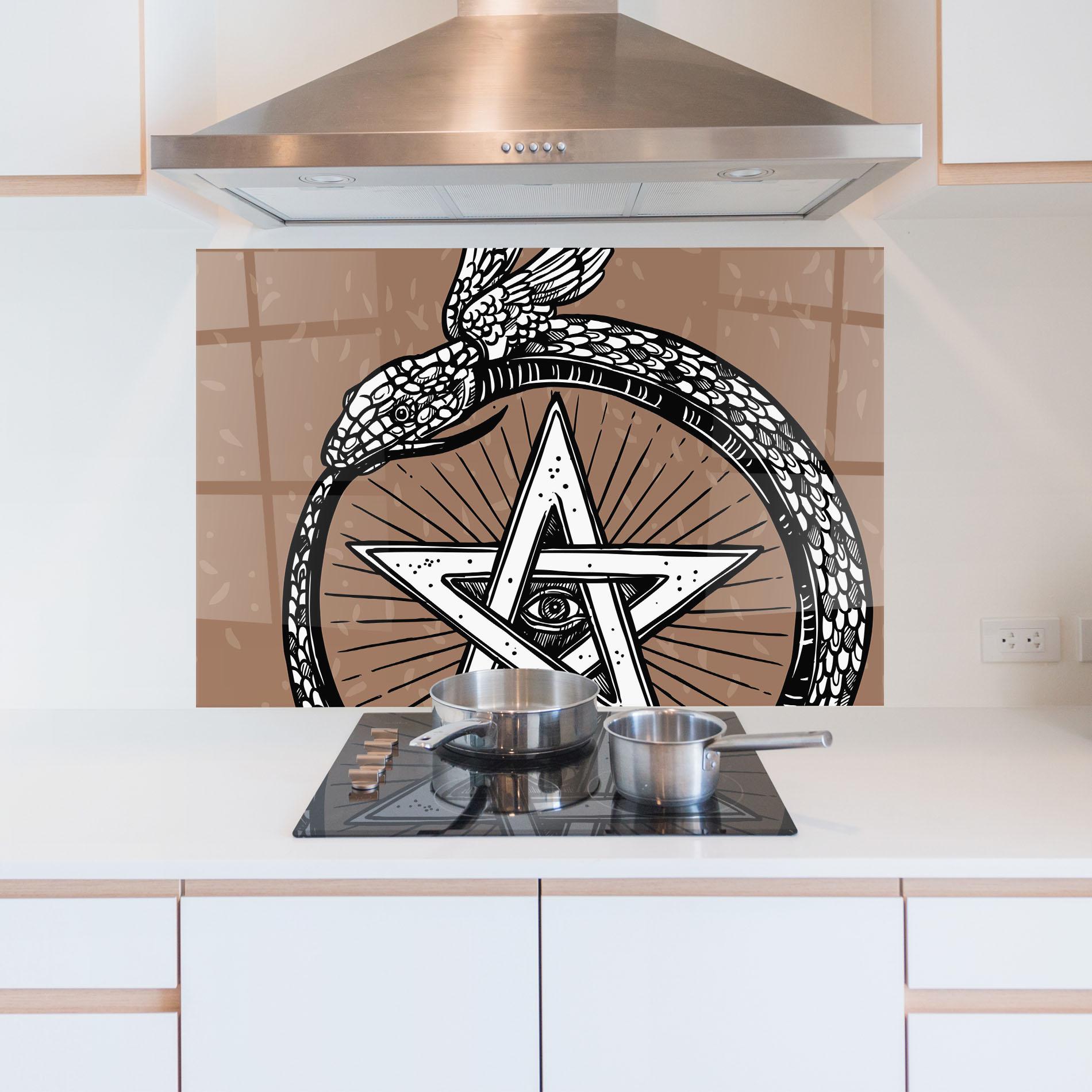 Konyhai üveg hátfal Cool Art 04 mockup 5