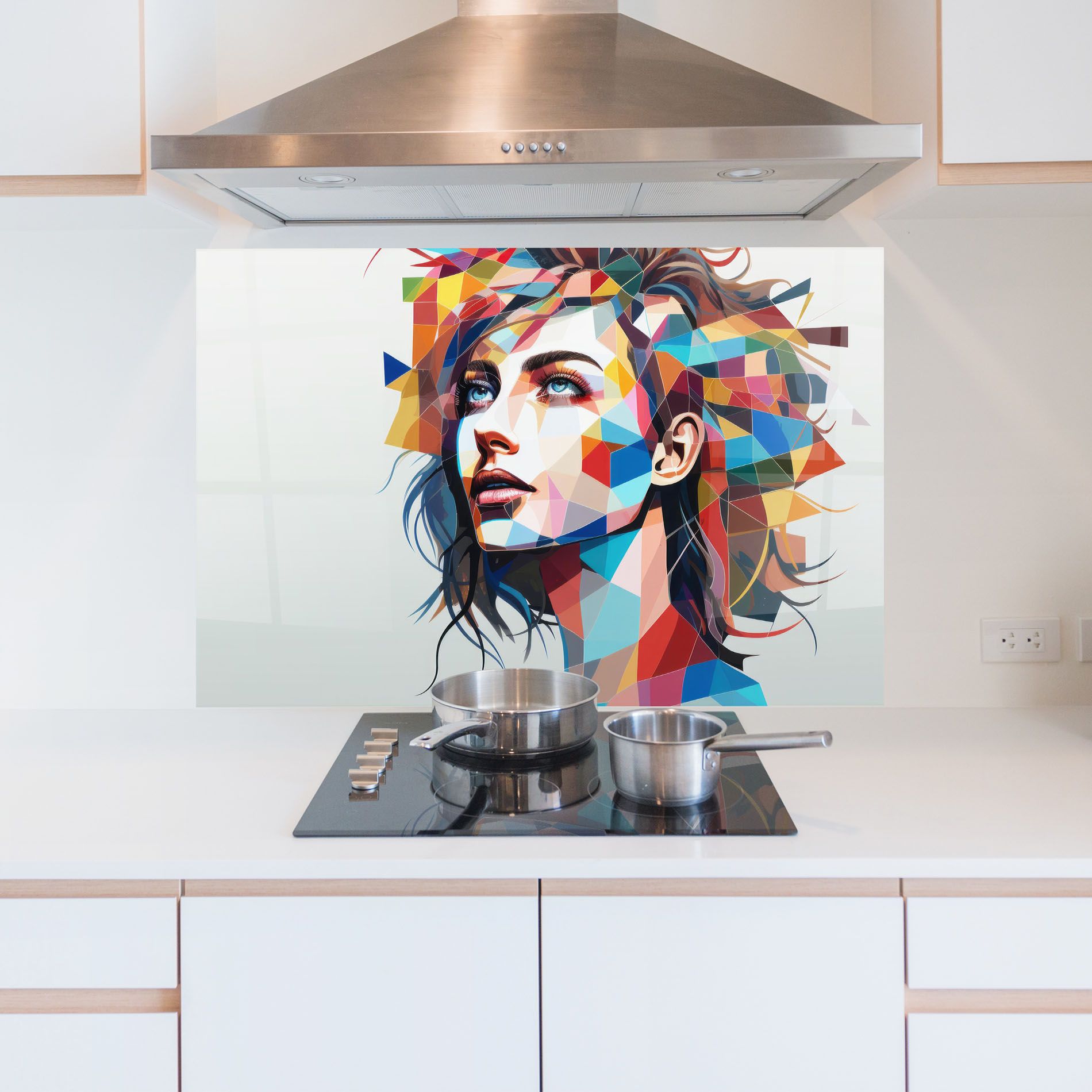 Geometric Shapes Hair mockup 5