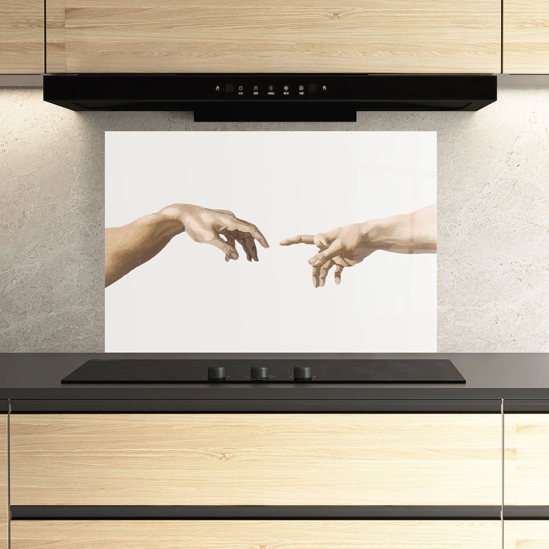 Cream Hands Art mockup 3