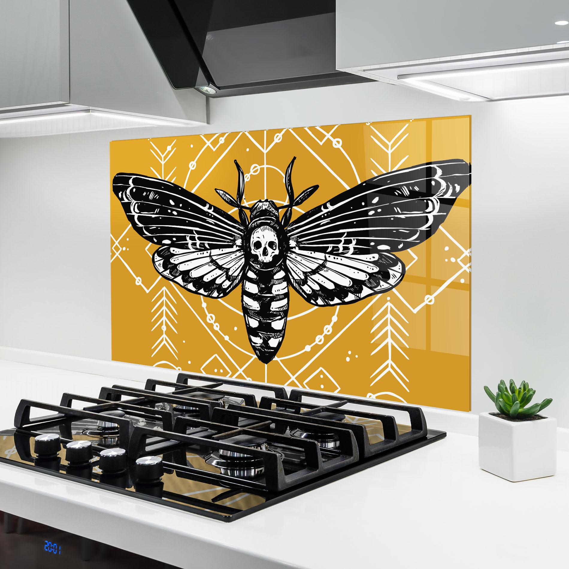 Konyhai üveg hátfal Cool Art 03 mockup 6