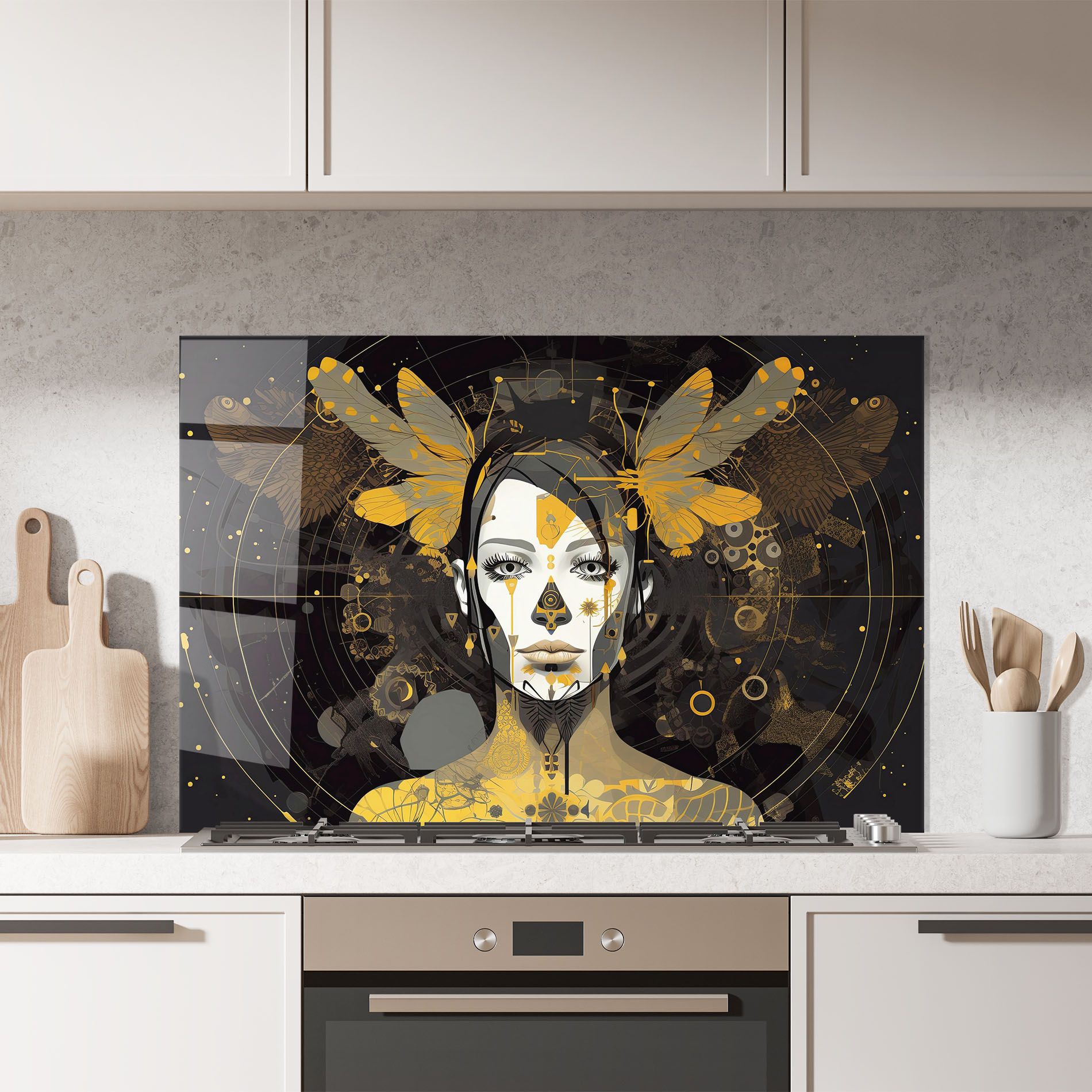 Colorful Graphical Artwork mockup 7