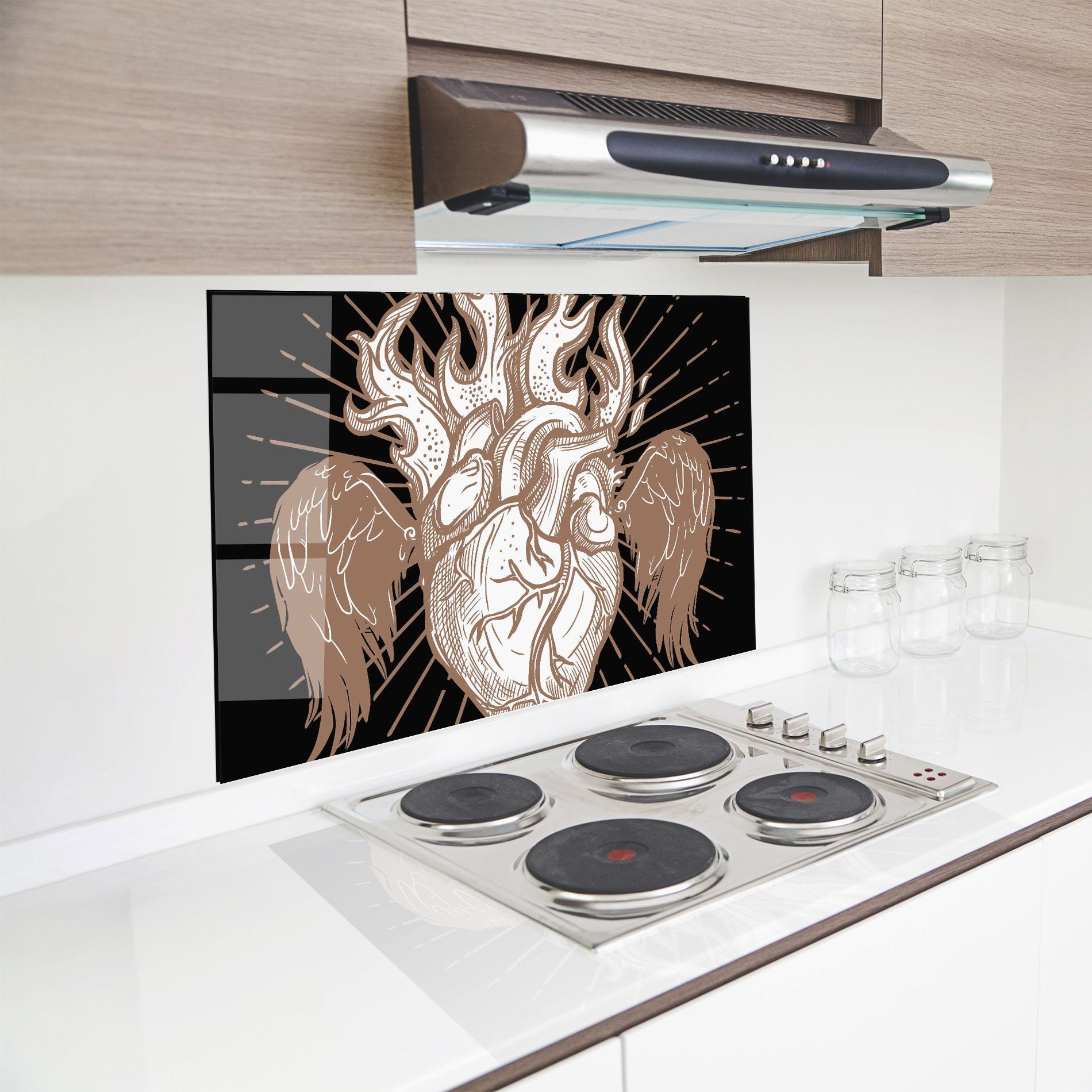 Konyhai üveg hátfal Cool Art 01 mockup 8