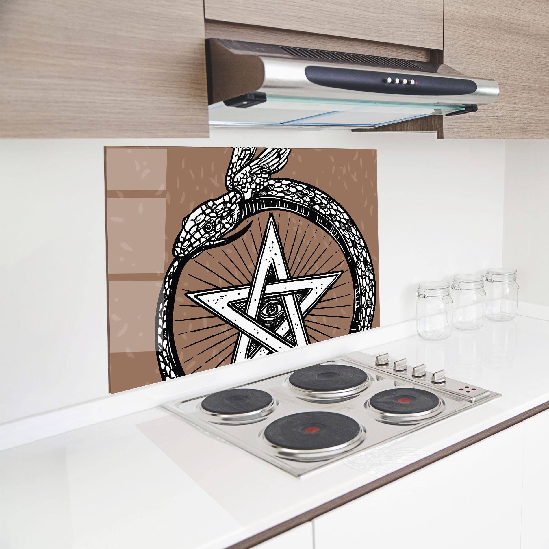 Konyhai üveg hátfal Cool Art 04 mockup 8