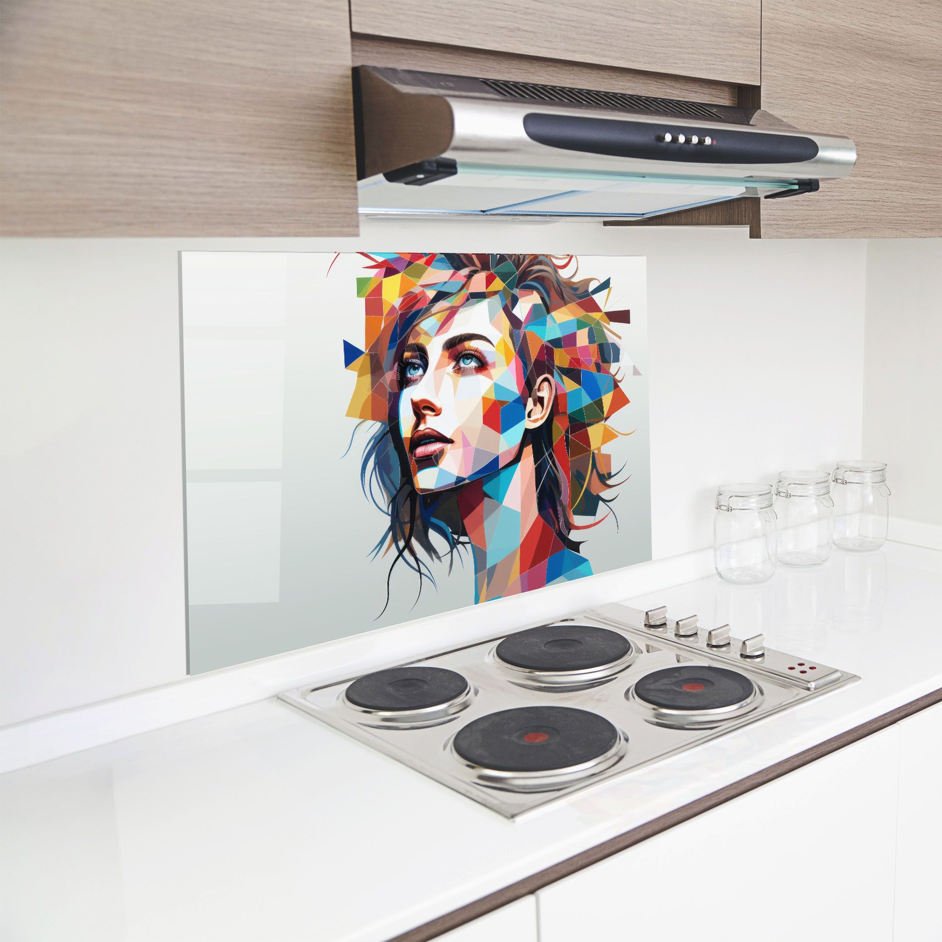 Geometric Shapes Hair mockup 8