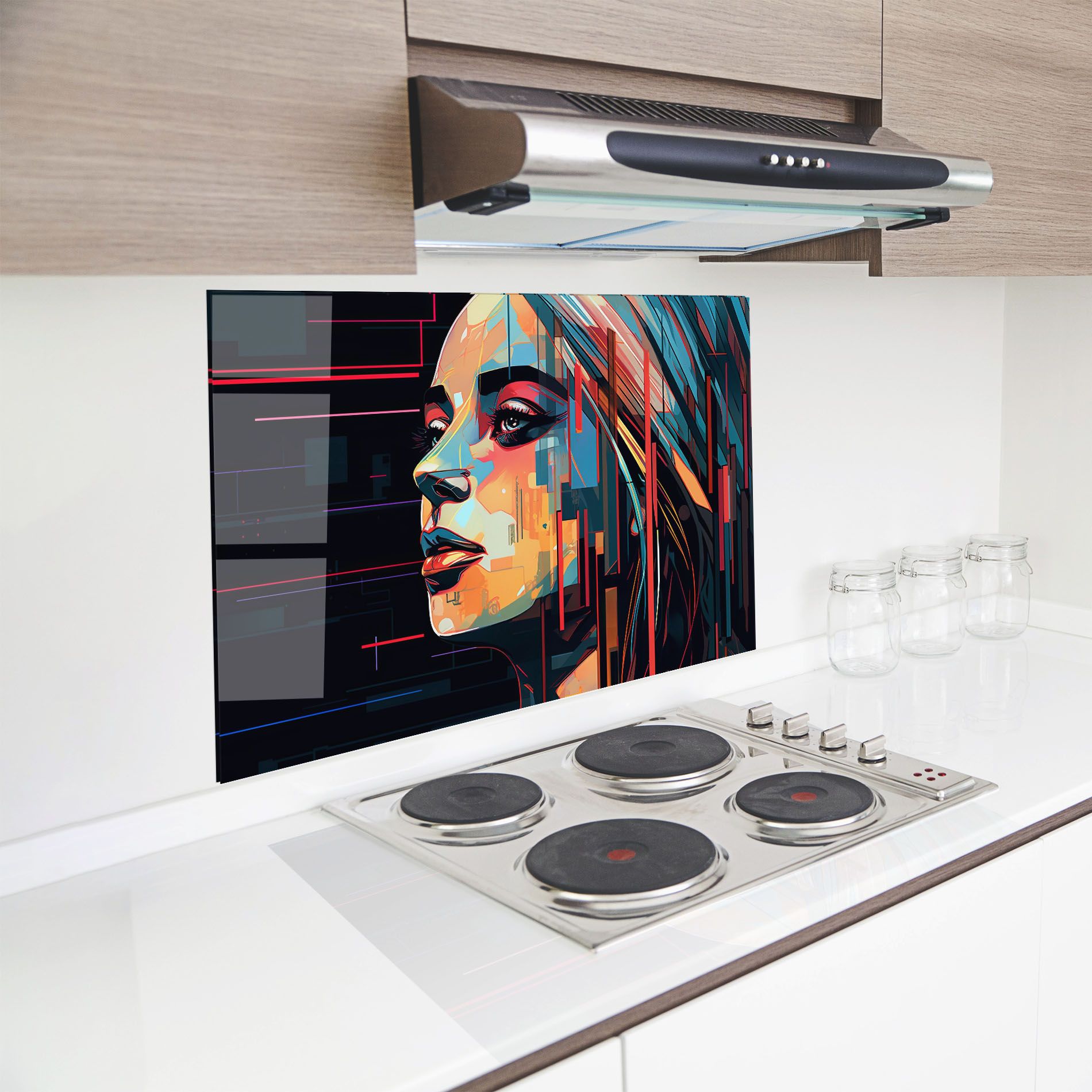 Glitchy Dark Portrait mockup 8