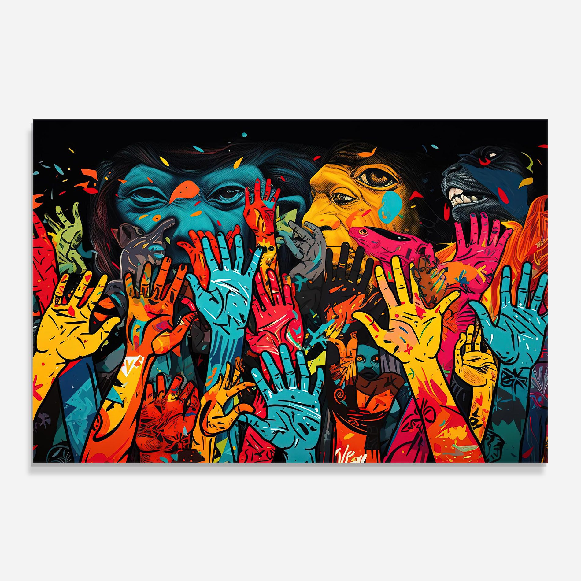 Colorful Hands mockup 0