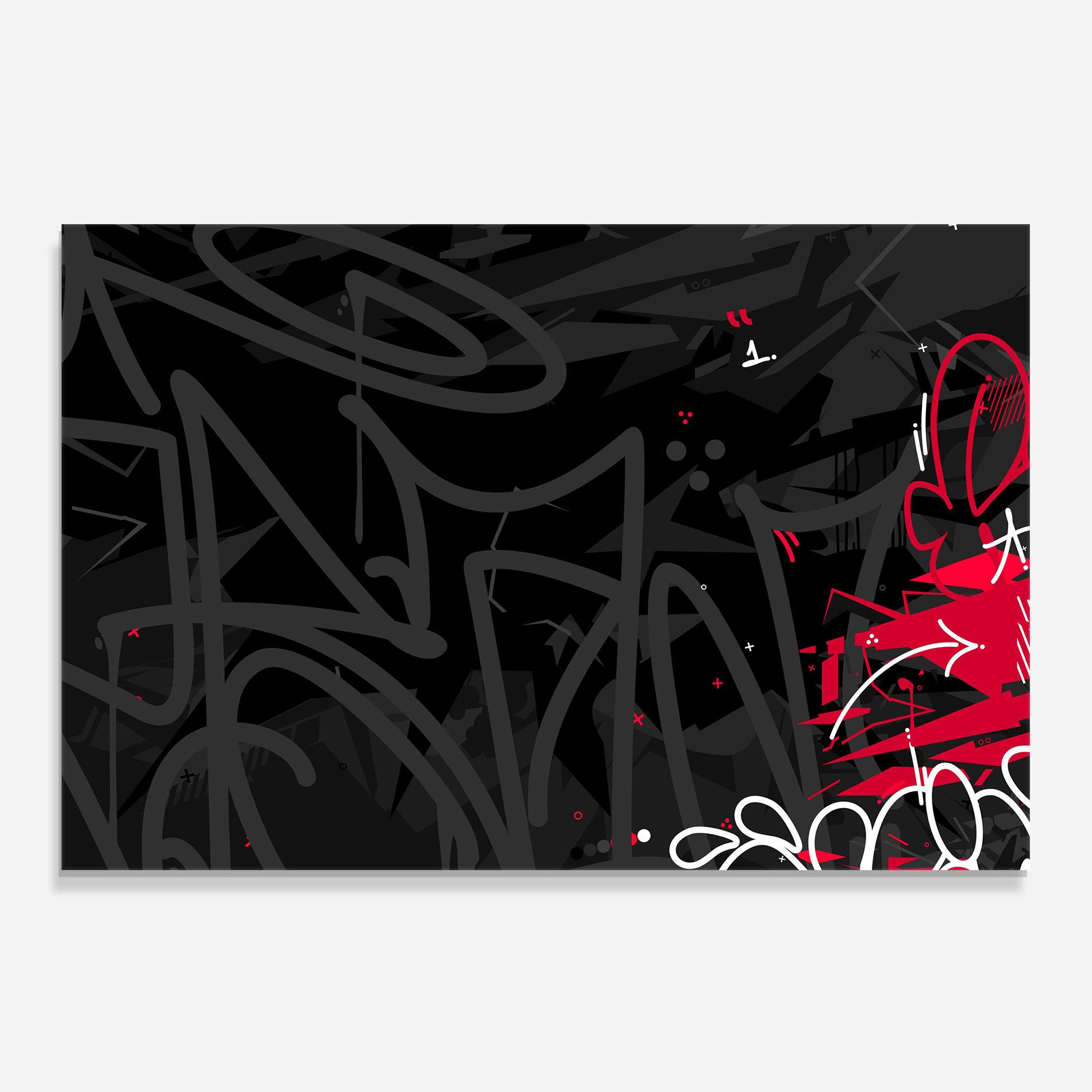Grey Pink Graffiti mockup 0