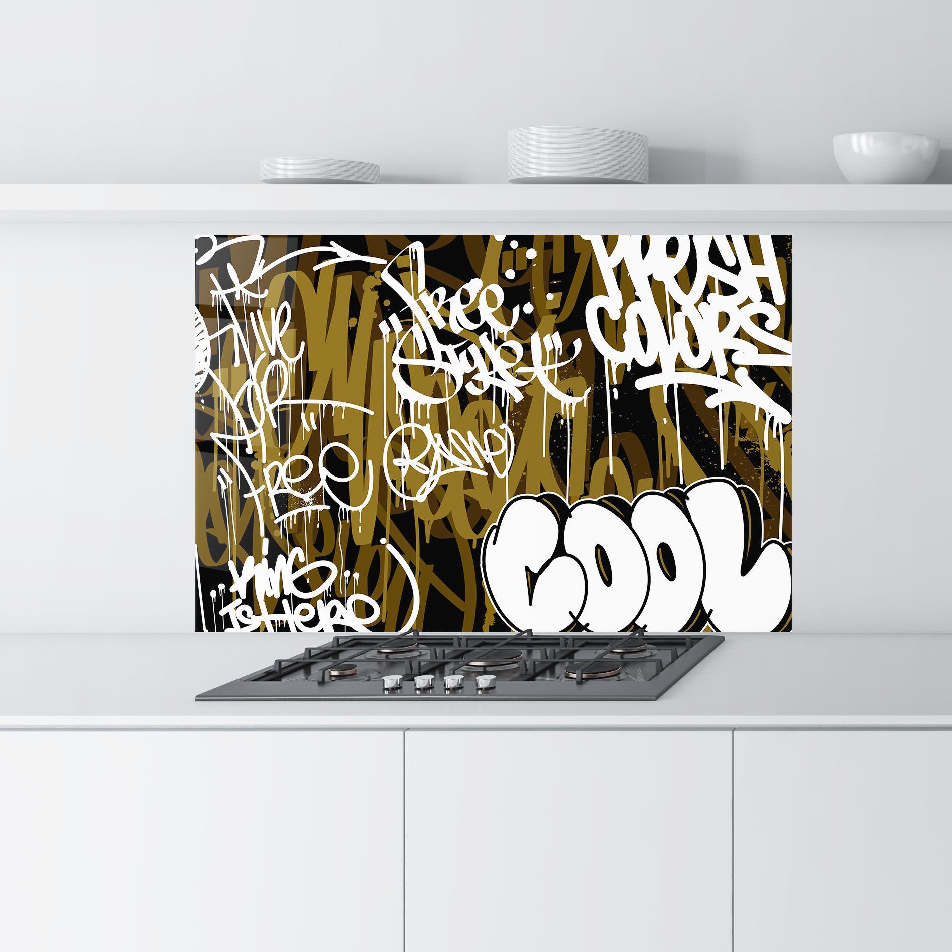 Cool Graffiti mockup 9