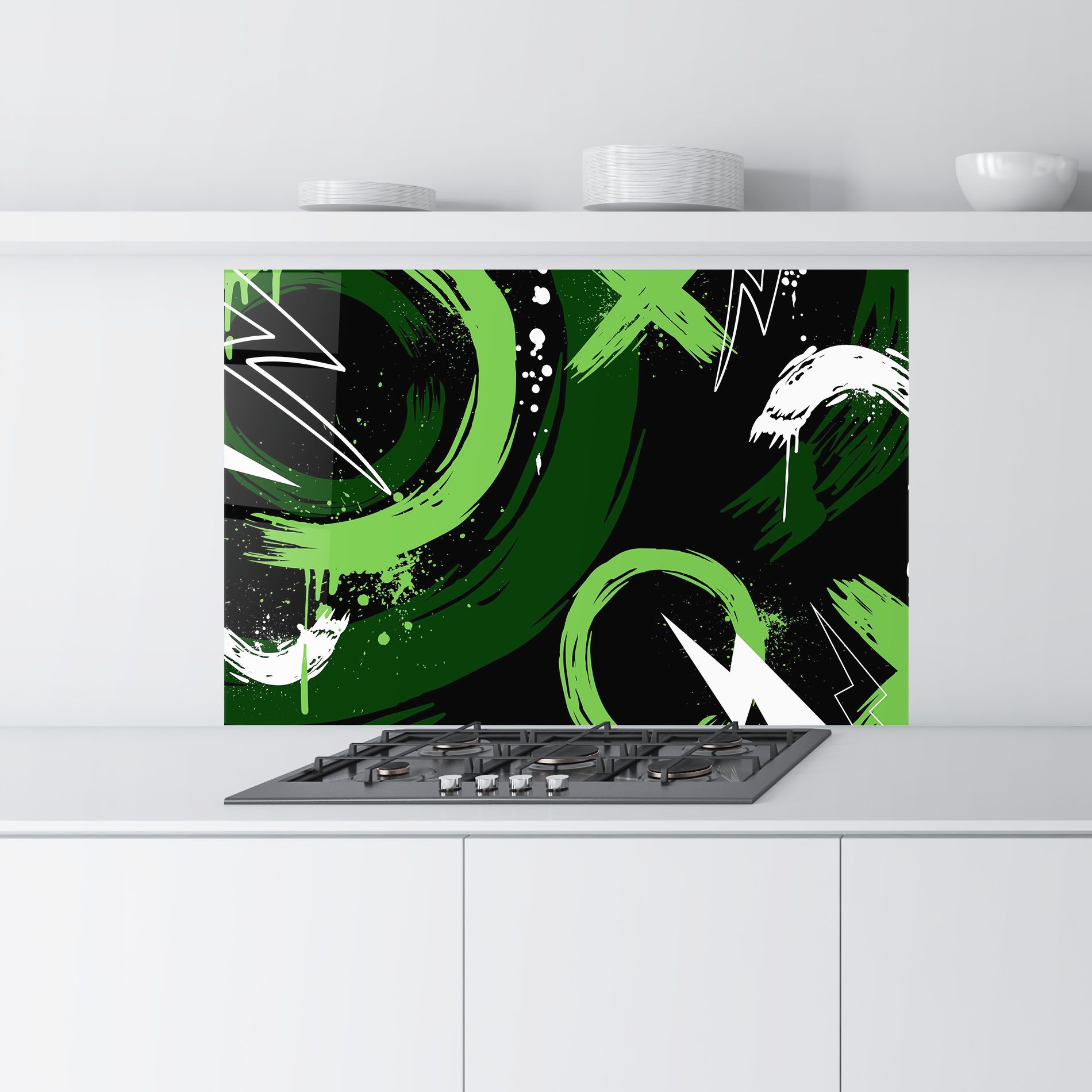 Green Shades Graffiti mockup 9