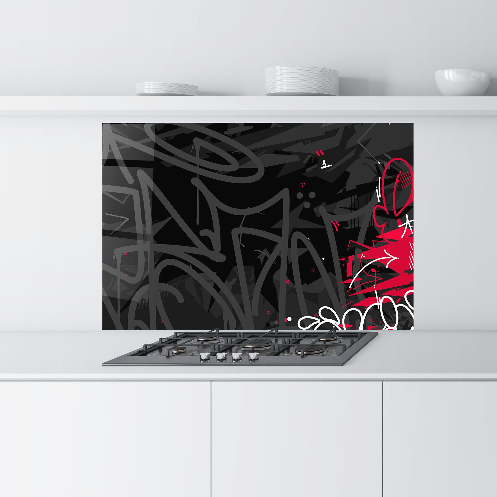 Grey Pink Graffiti mockup 9