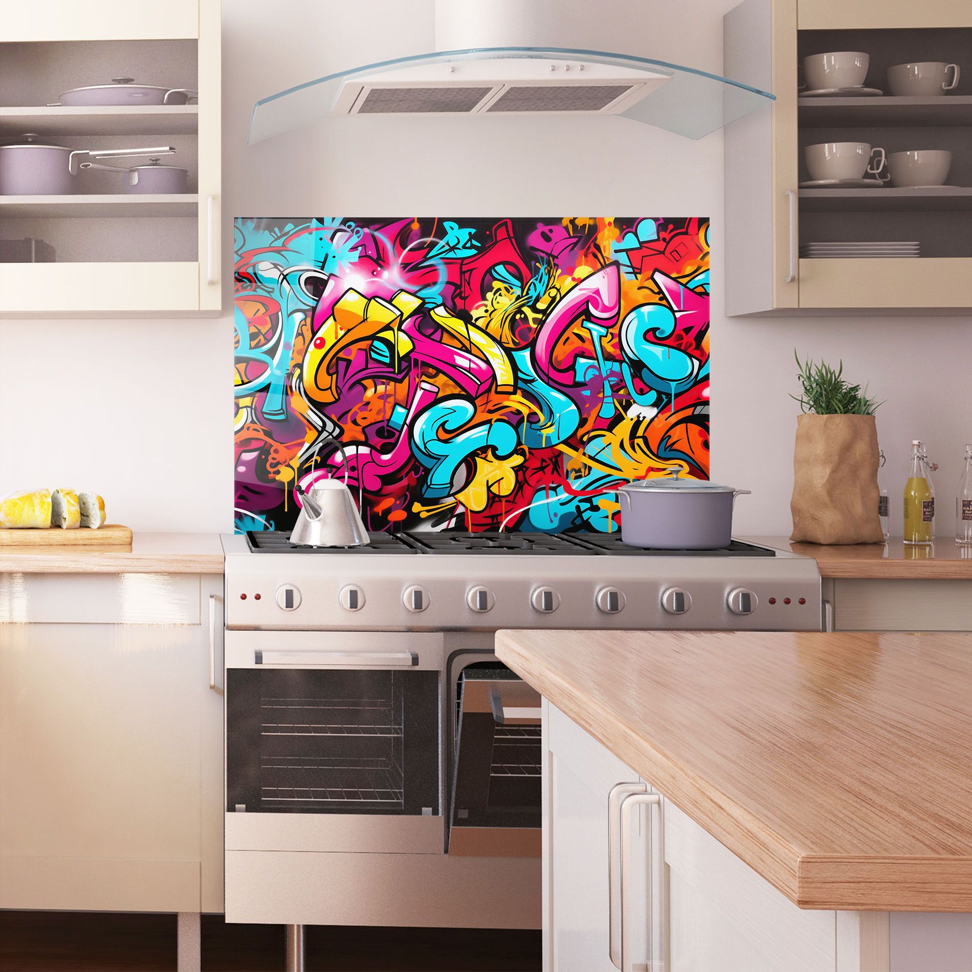 Abstract Graffiti mockup 1