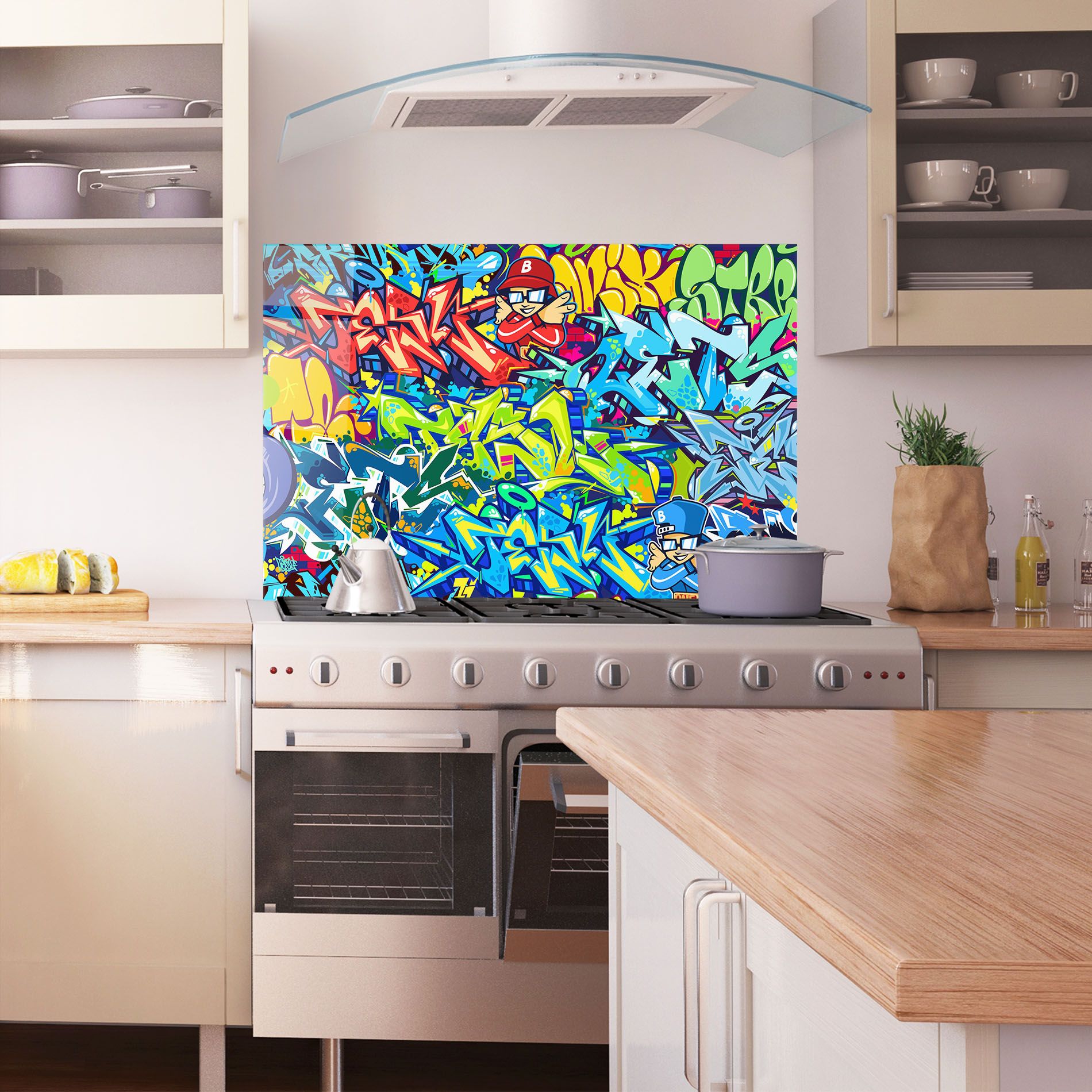 Colorful Graffiti mockup 1
