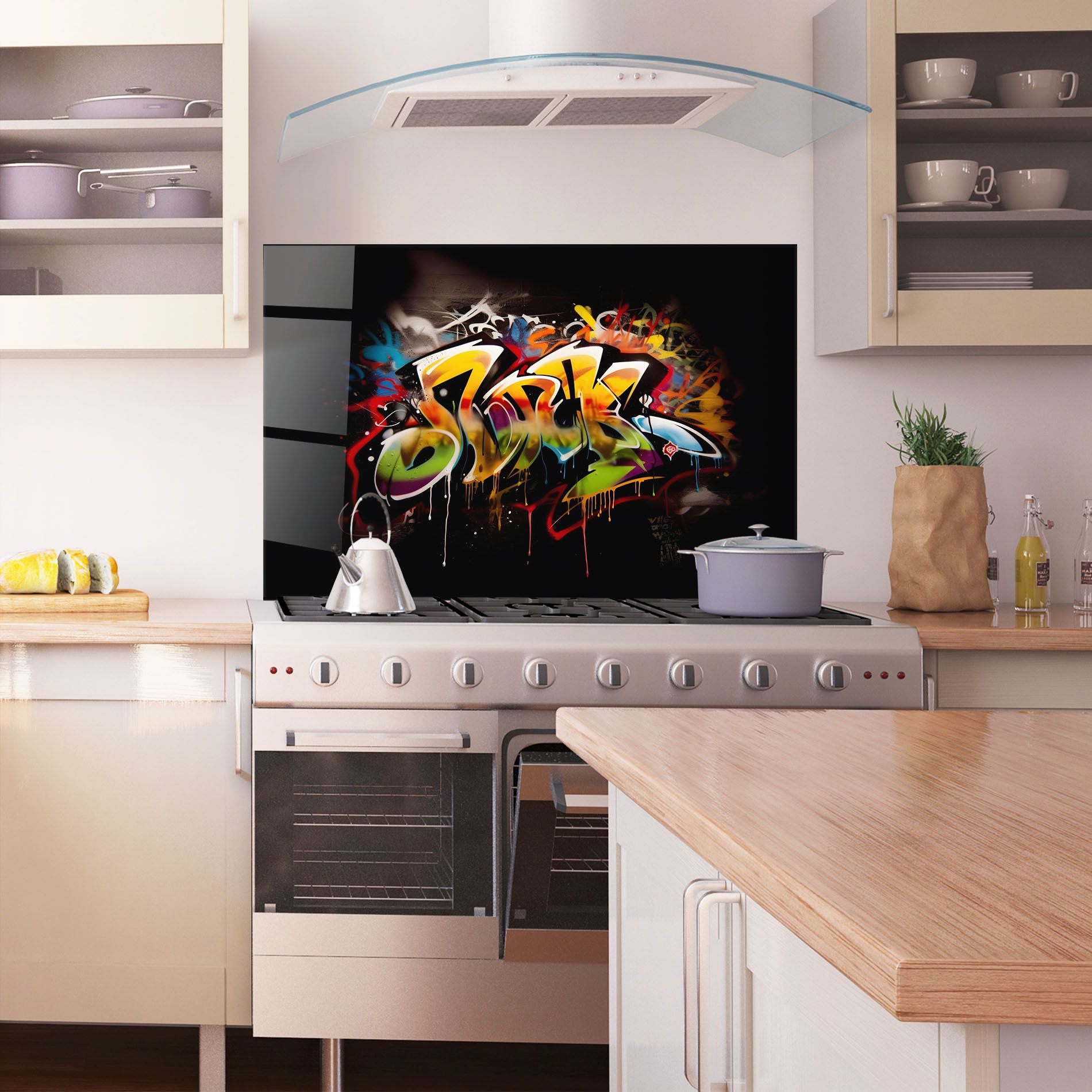 Graffiti Style Wall mockup 1