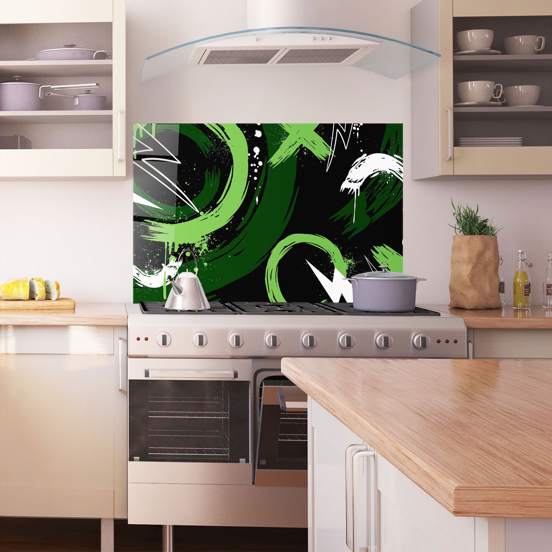 Green Shades Graffiti mockup 1