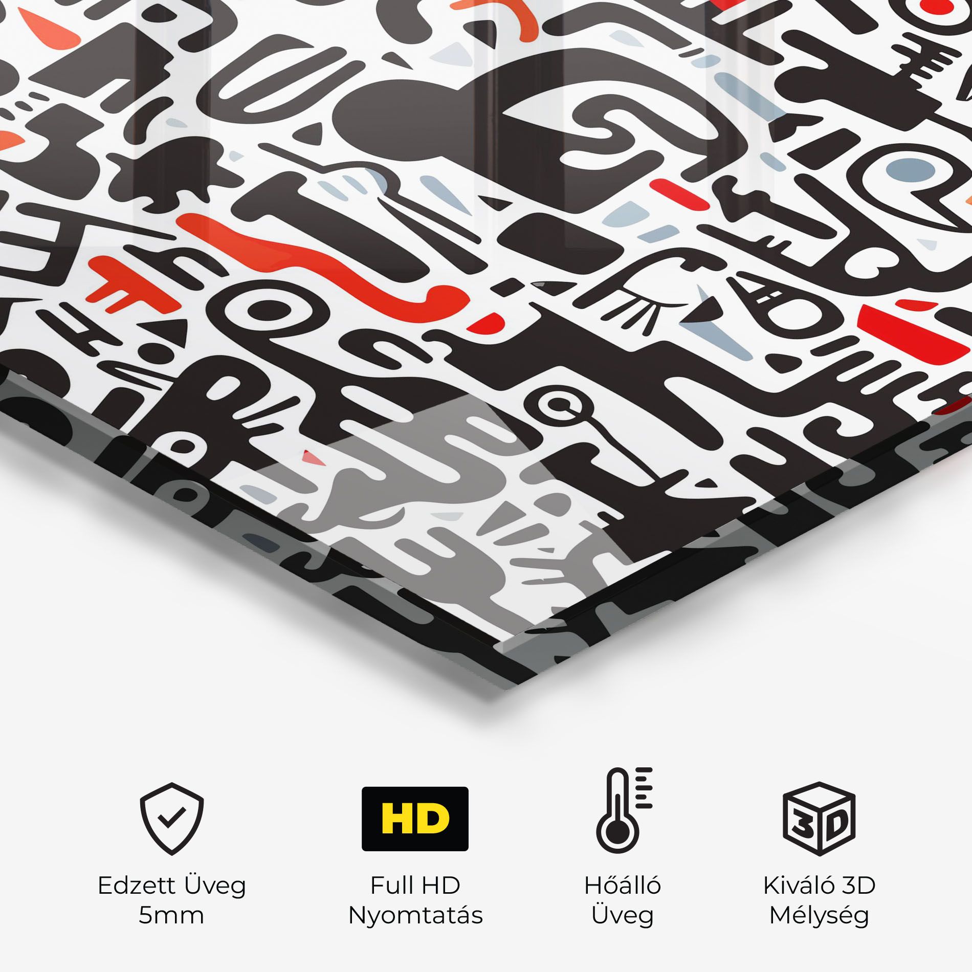 Black Red Doodle mockup 2