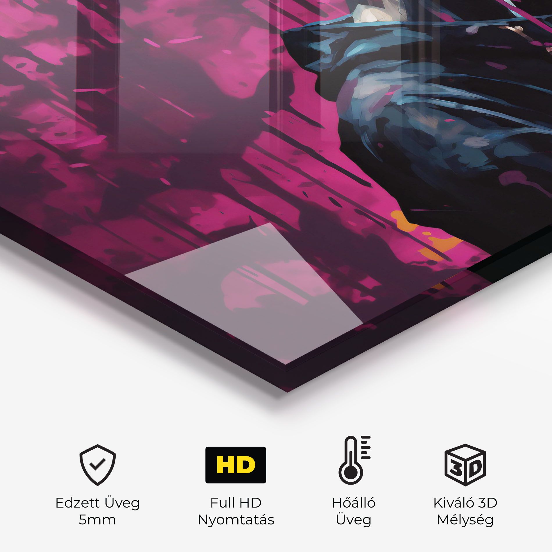 Blue Pink Paint Falling mockup 2