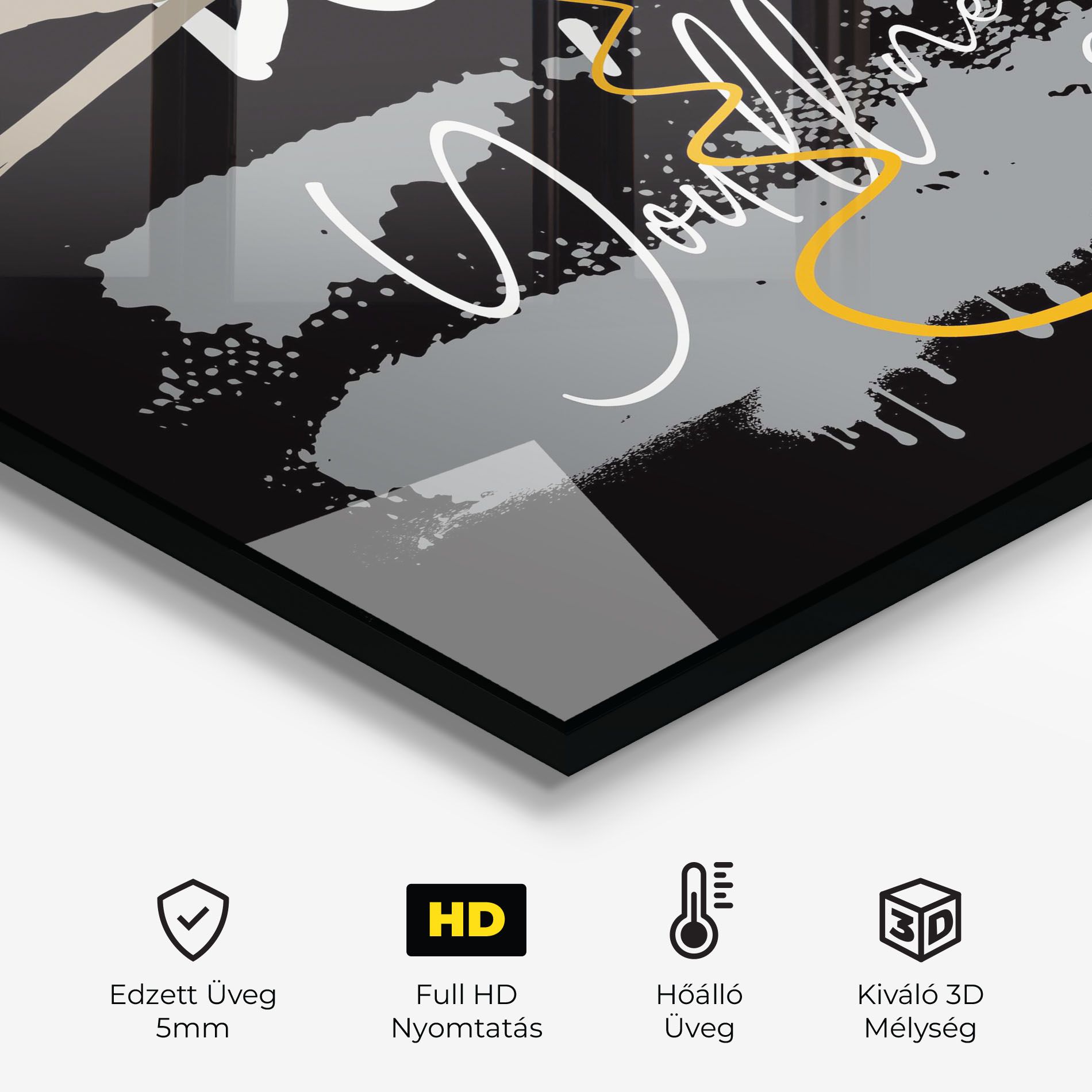 Grey Orange Graffiti mockup 2