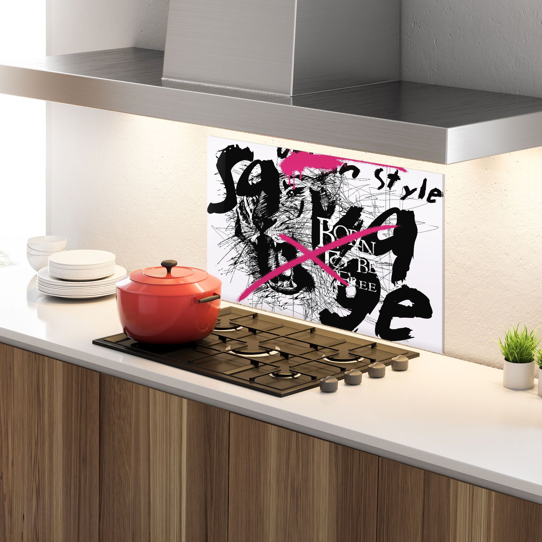 Born Free Graffiti mockup 4