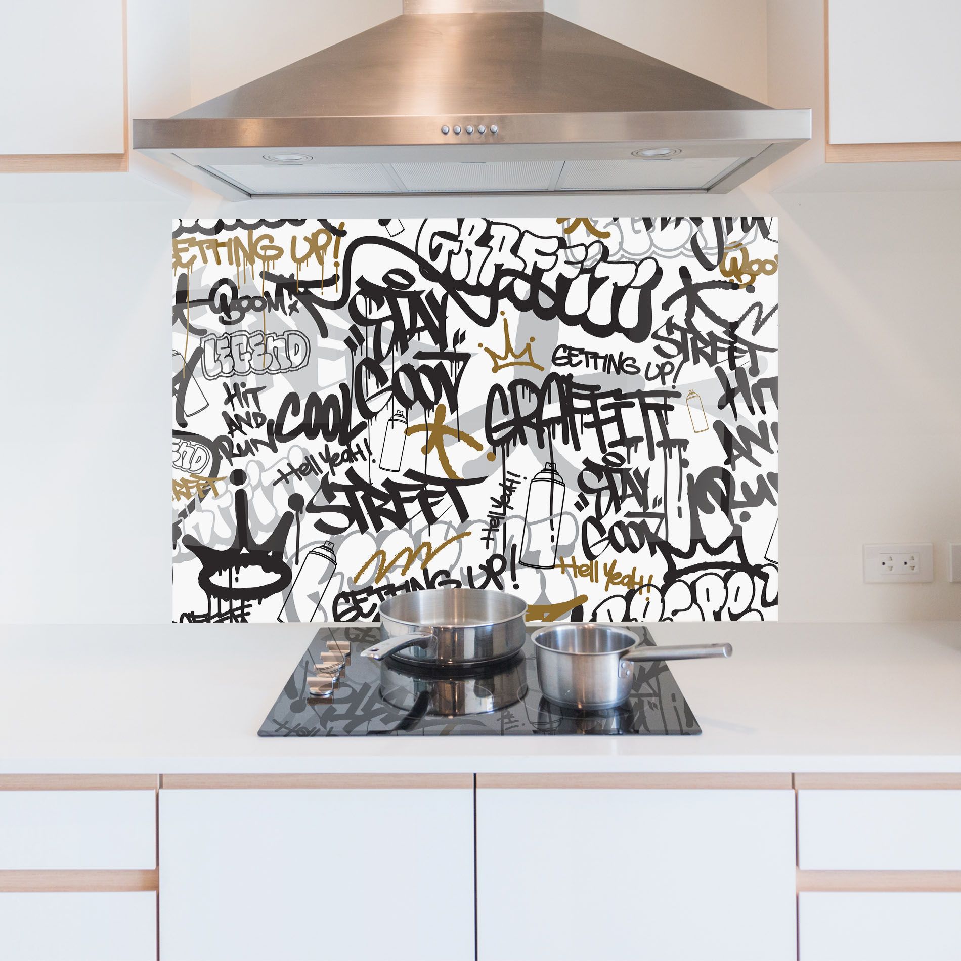 Black Yellow Graffiti mockup 5